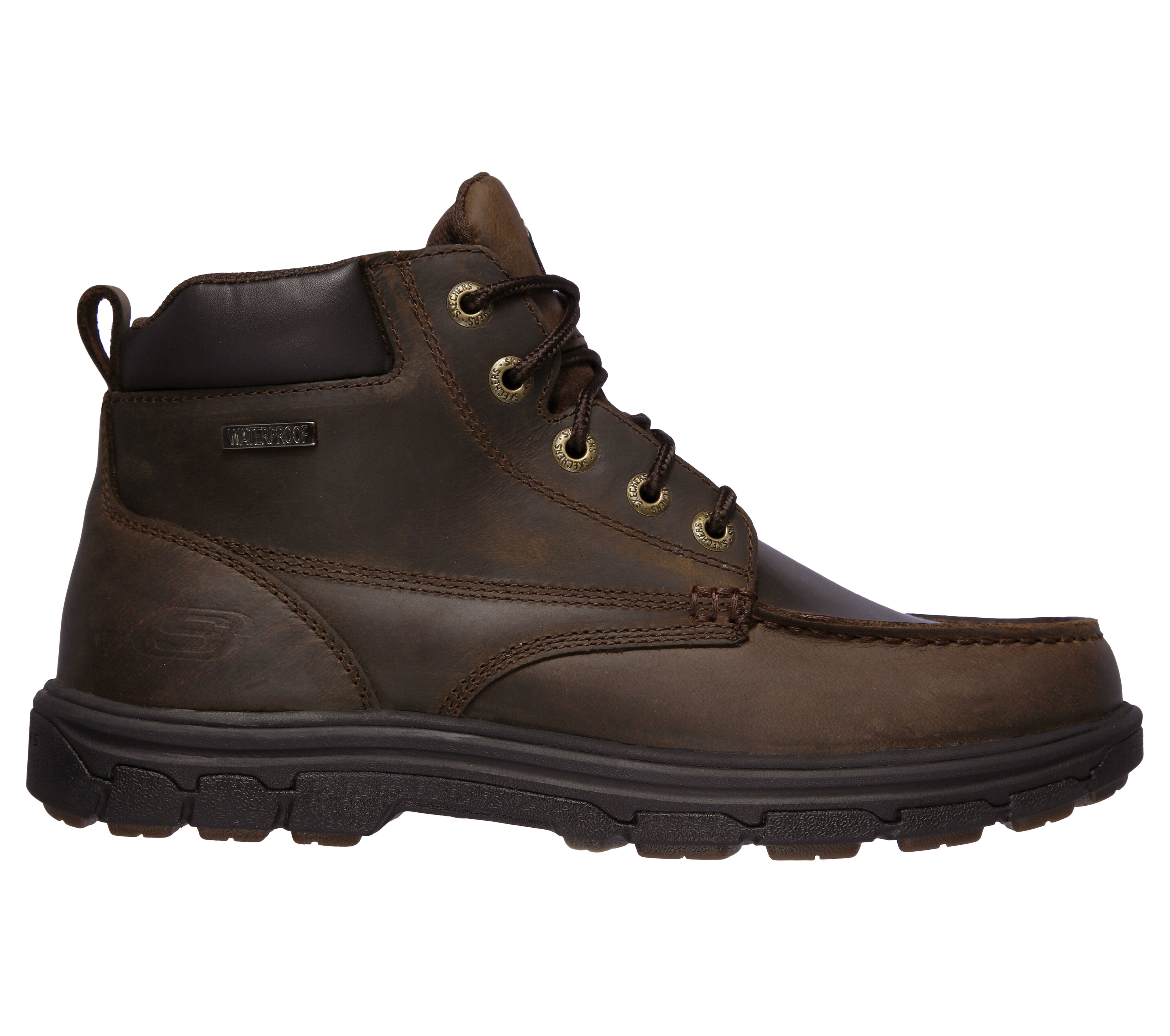 skechers leather work boots