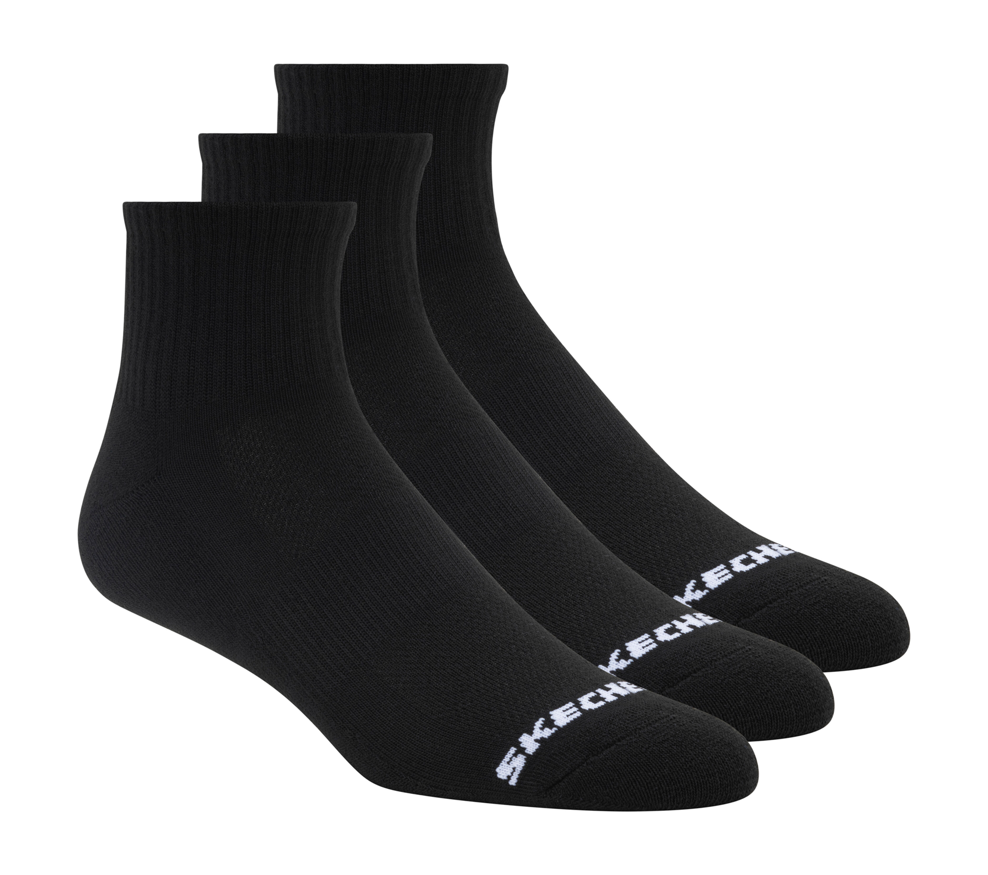 3 Pack Quarter Crew Sport Socks