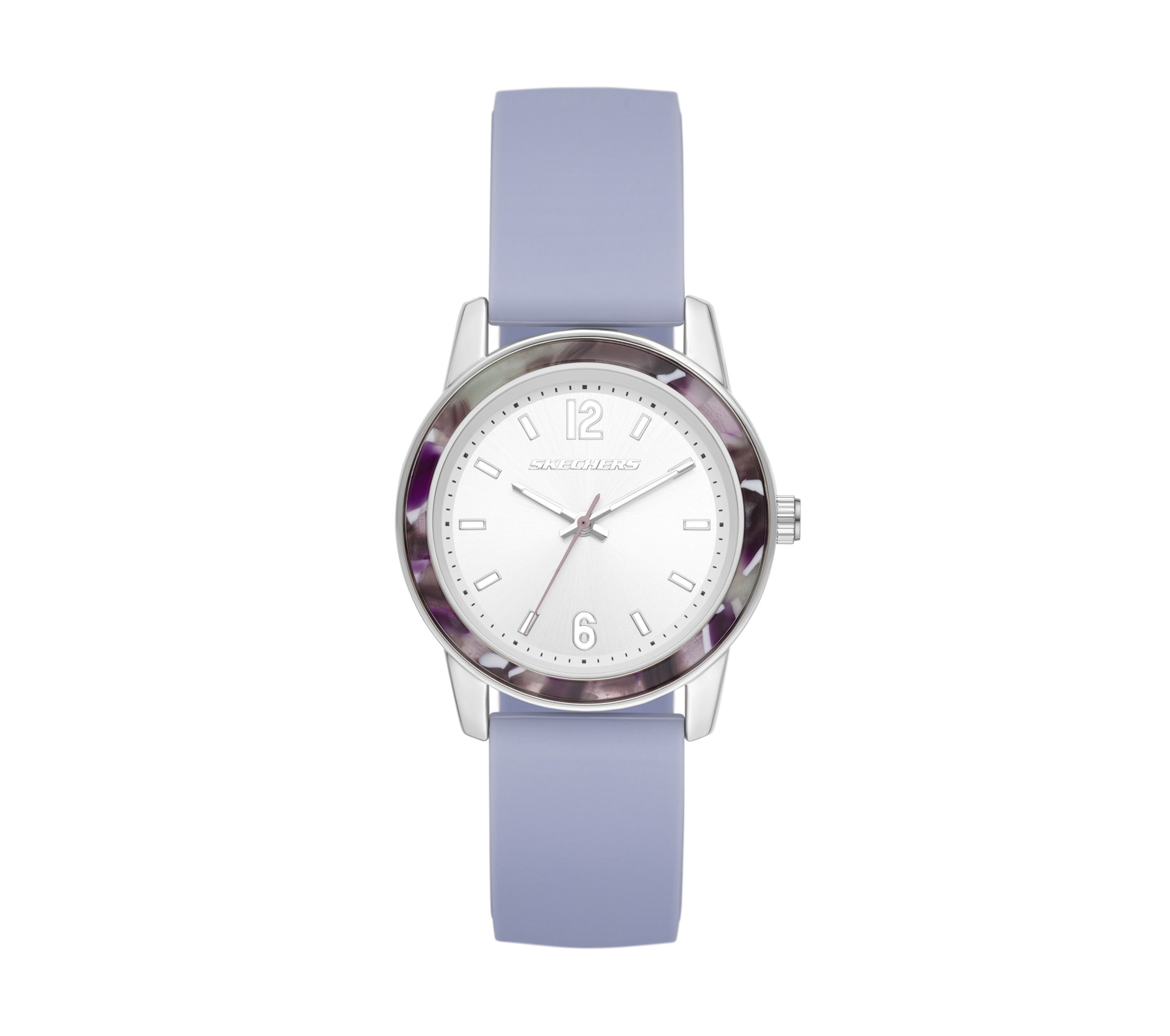 Accented Bezel Purple Watch