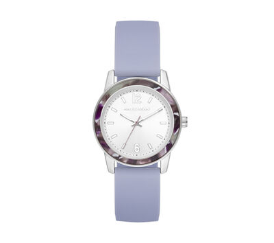 Accented Bezel Purple Watch