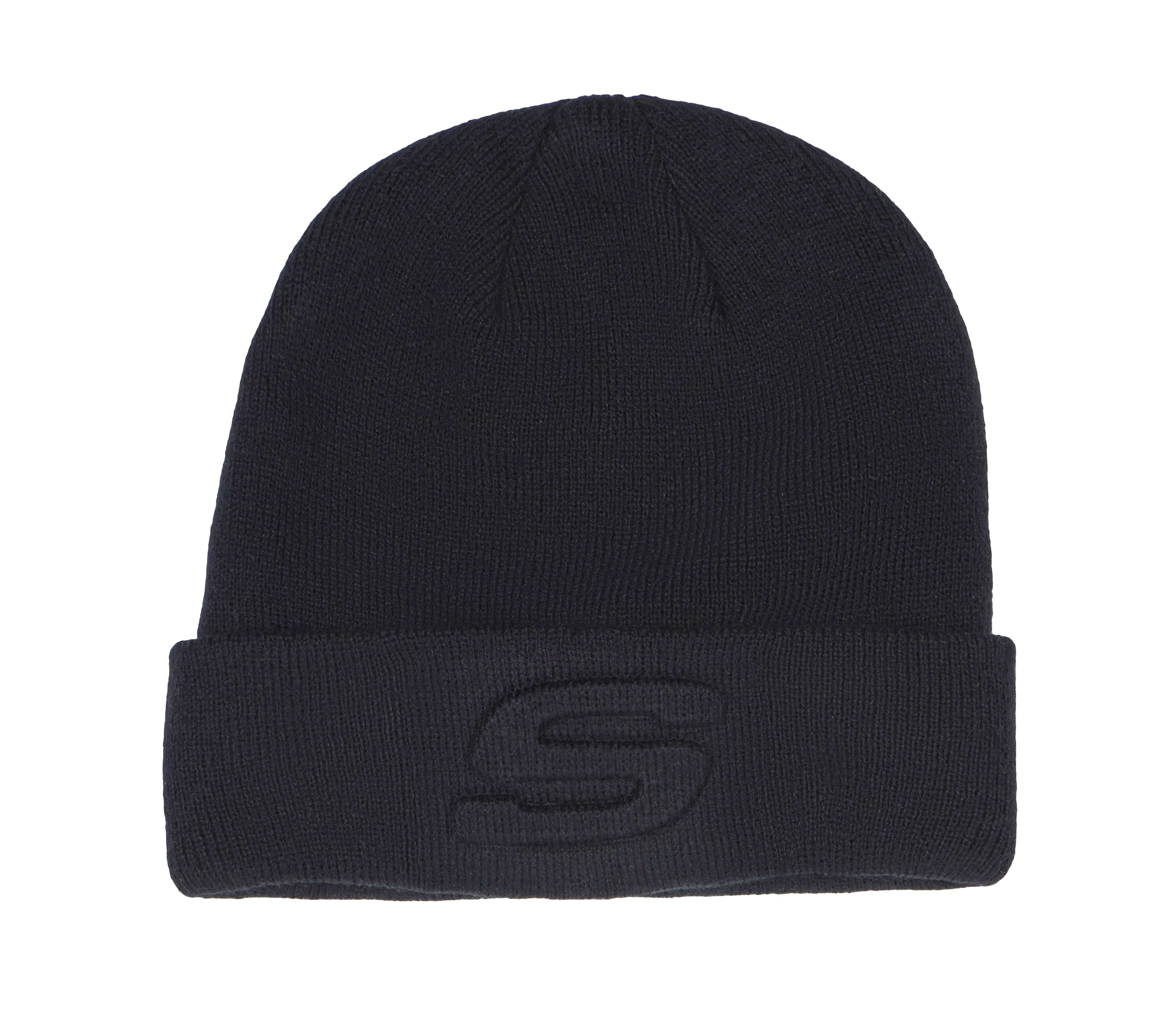 Skechers Men s 3D Logo Beanie Black Acrylic