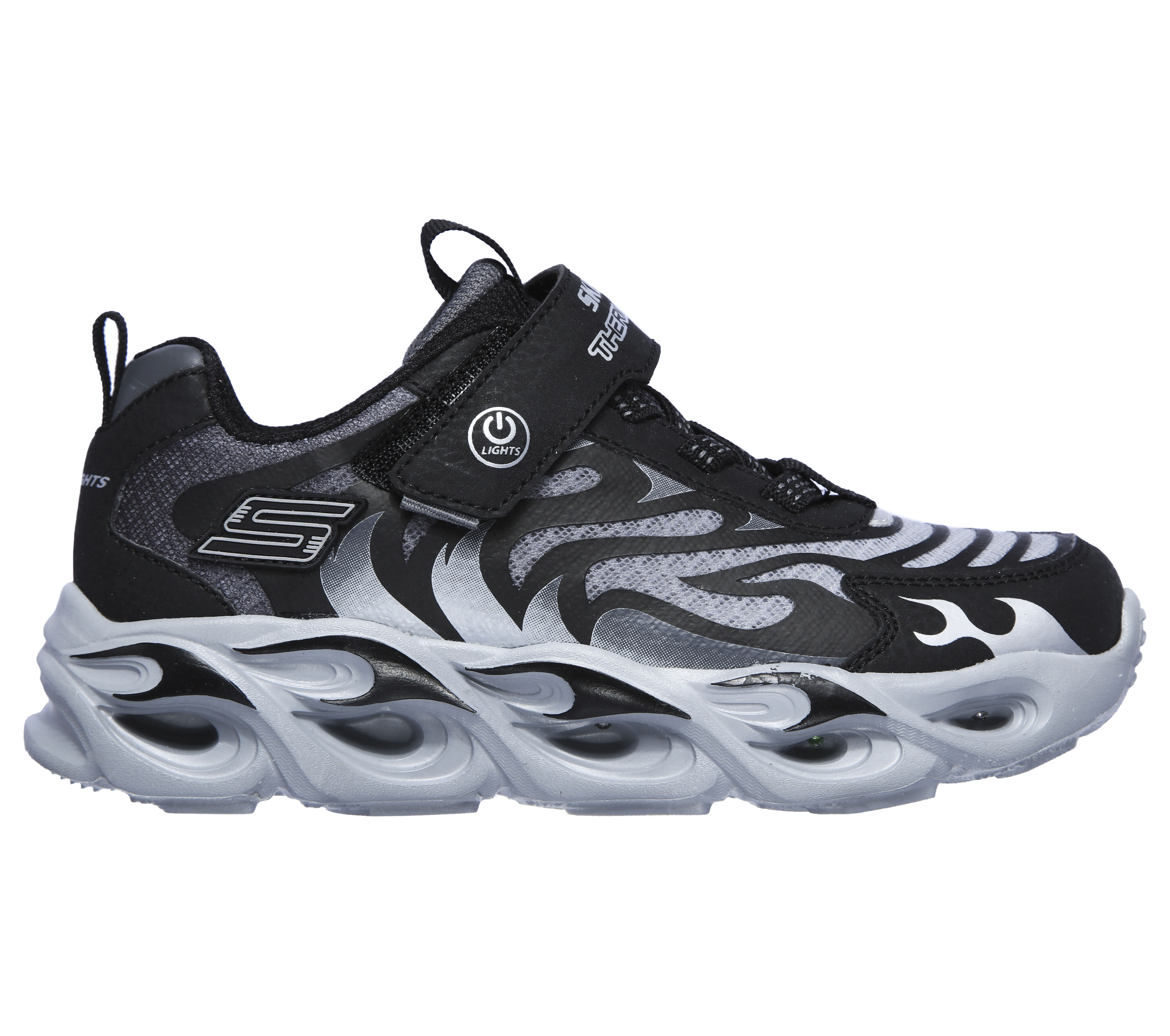 skechers black light up shoes