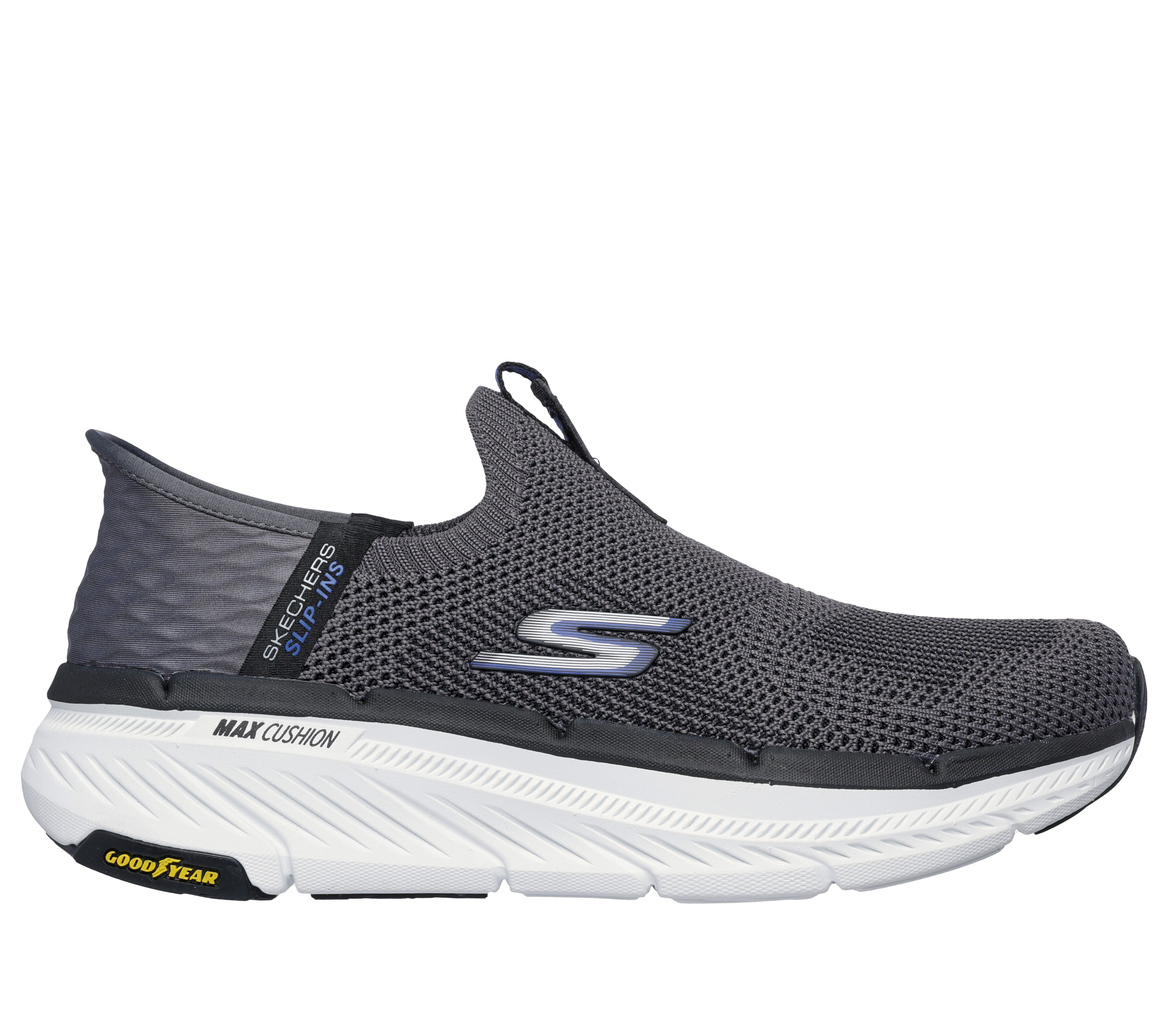 Zapatos skechers altos sales grey