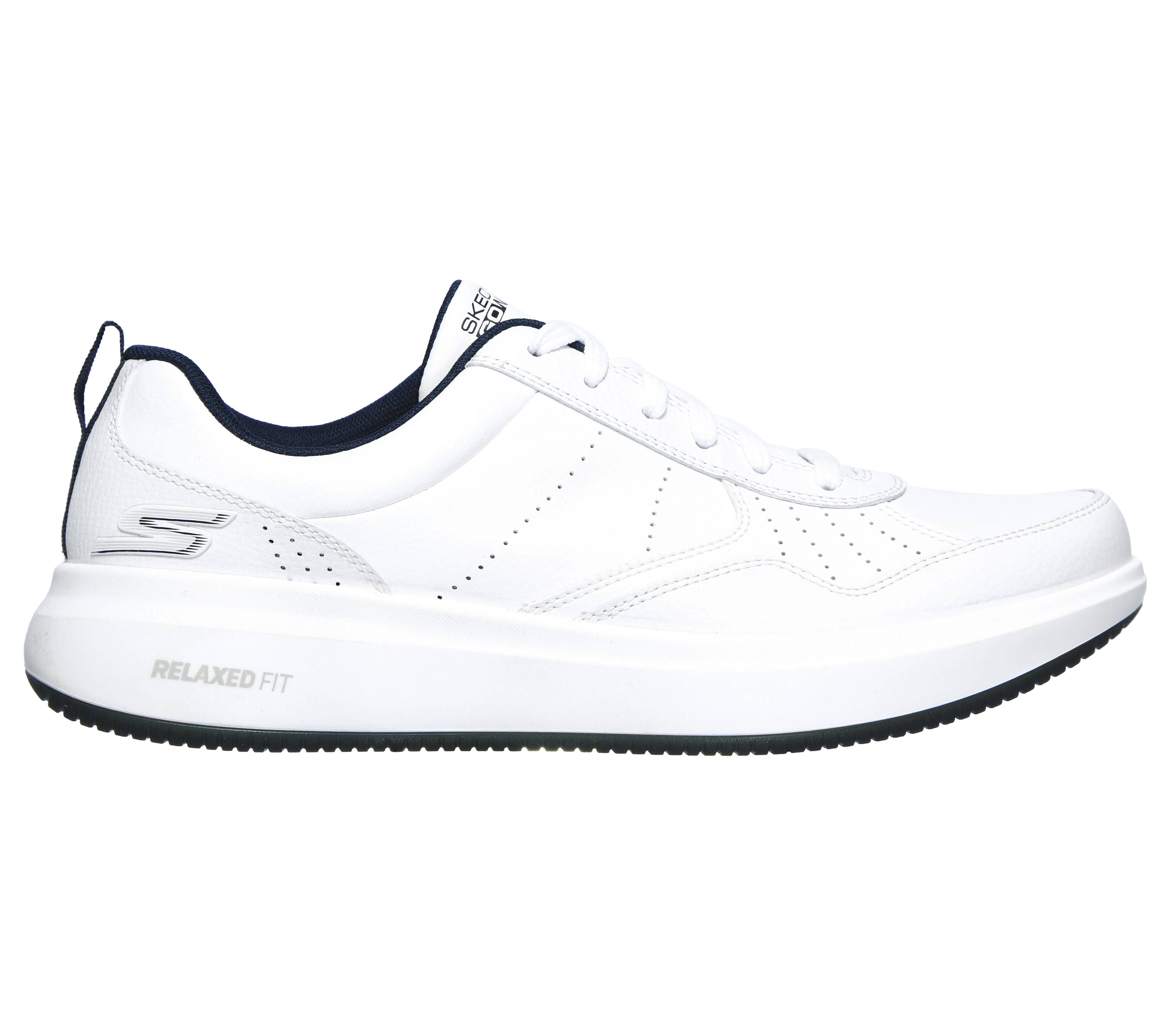 navy skechers go walk