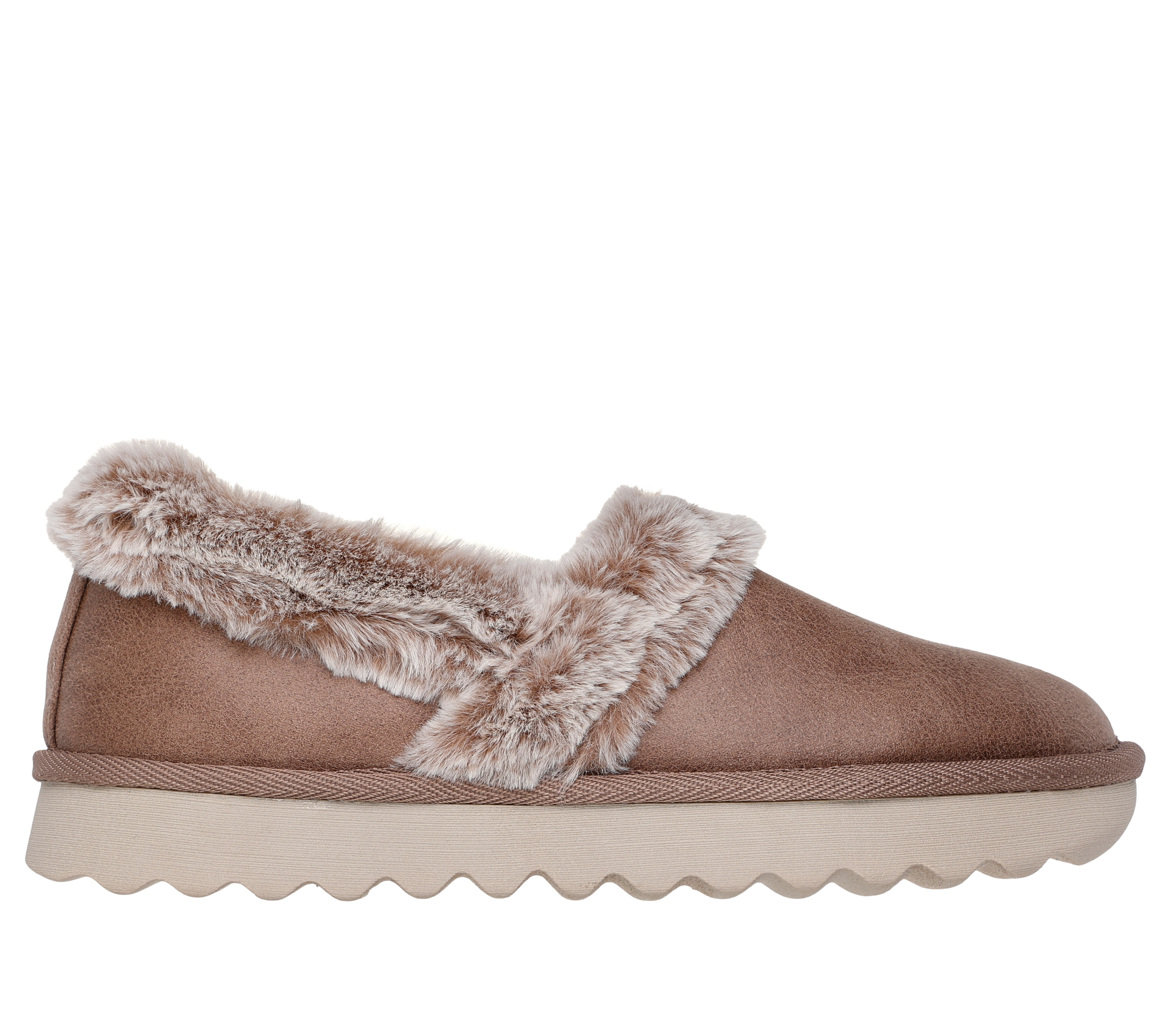 Skechers slippers taupe outlet