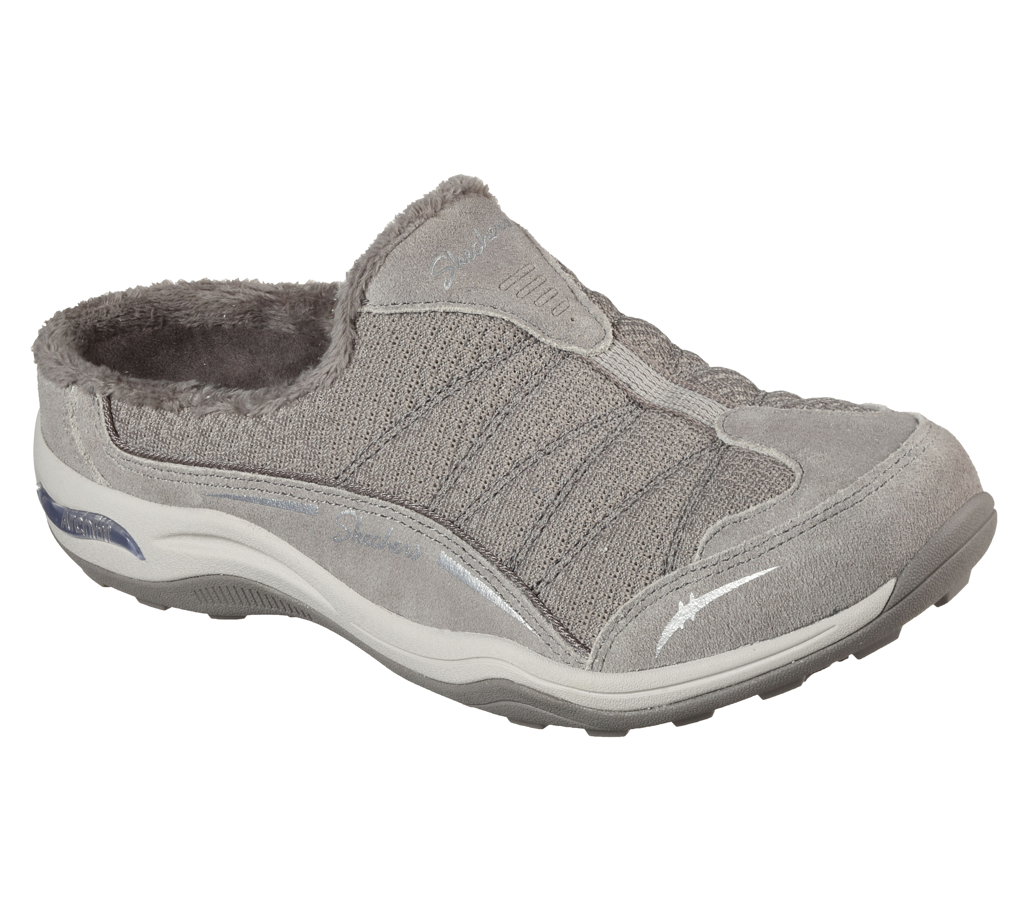 skechers relaxed fit memory foam trainers