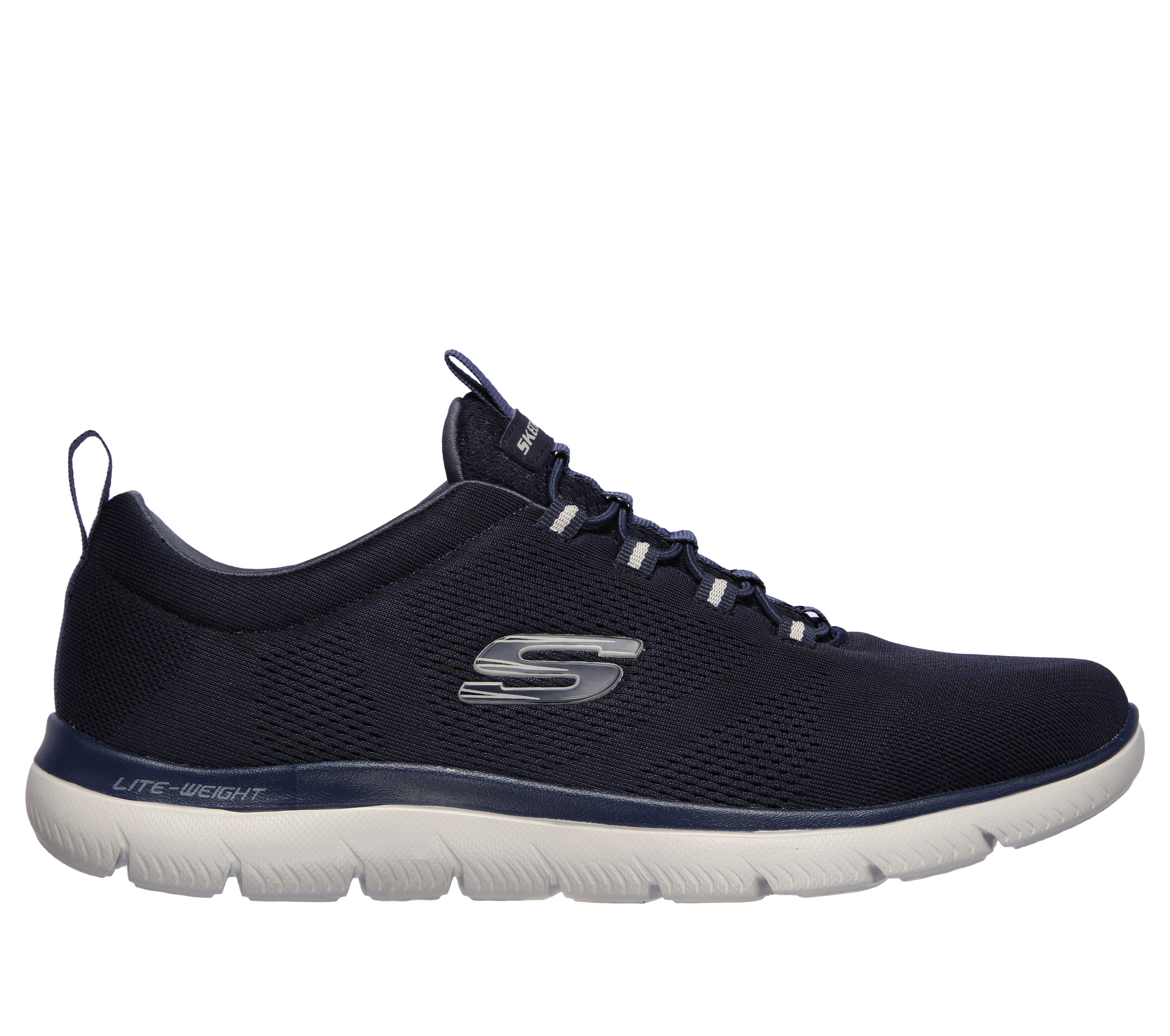 Skechers mens on sale trainers memory foam