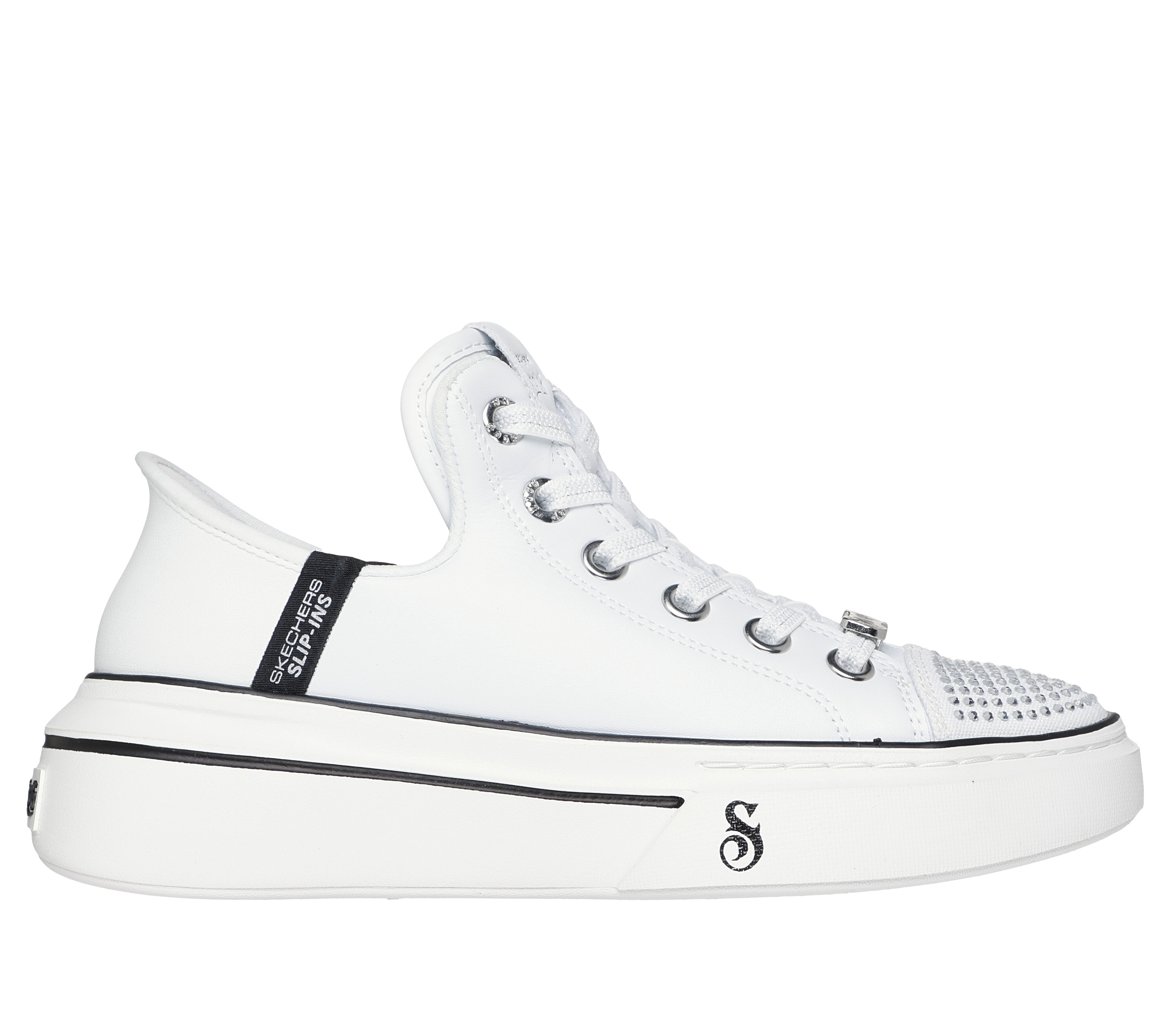 Skechers Slip-ins: Snoop One - Rhine-Stoned Toe | SKECHERS