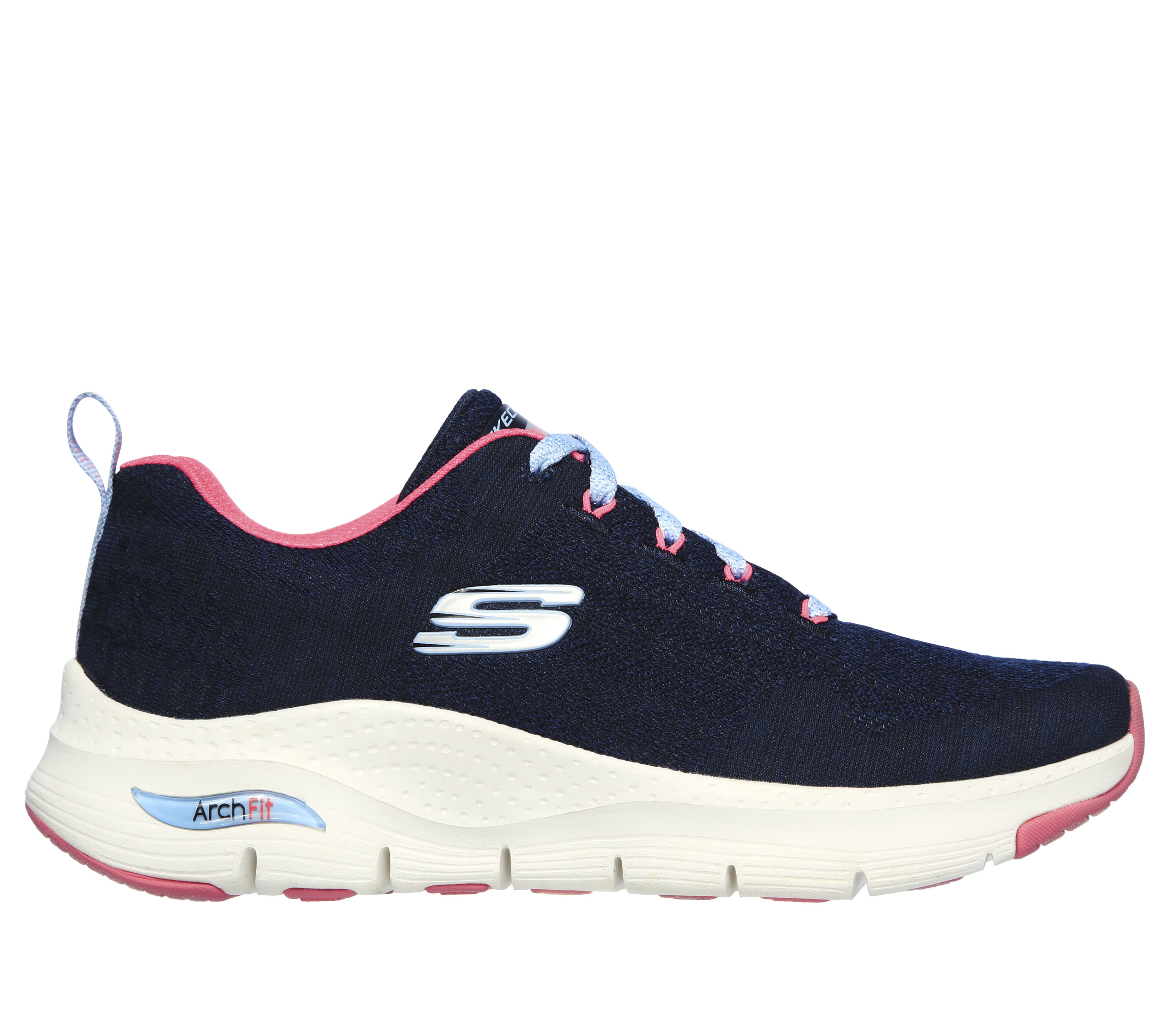 skechers air cooled memory foam red