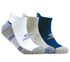 3 Pack Half Terry Low Cut Socks, WHITE, swatch