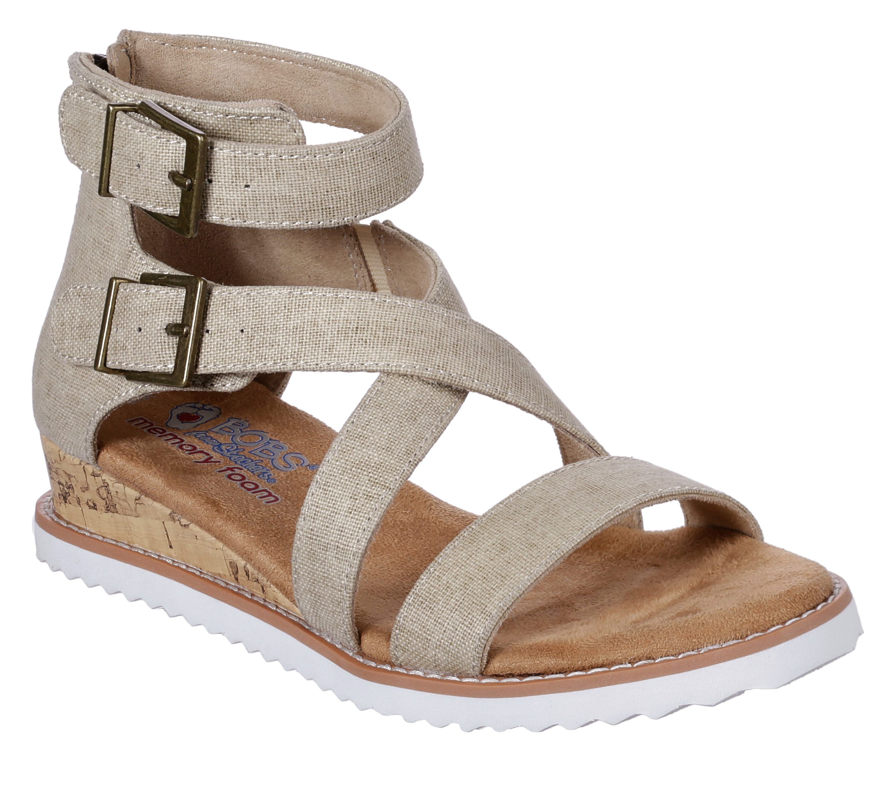 Skechers bobs desert top kiss wedge sandal