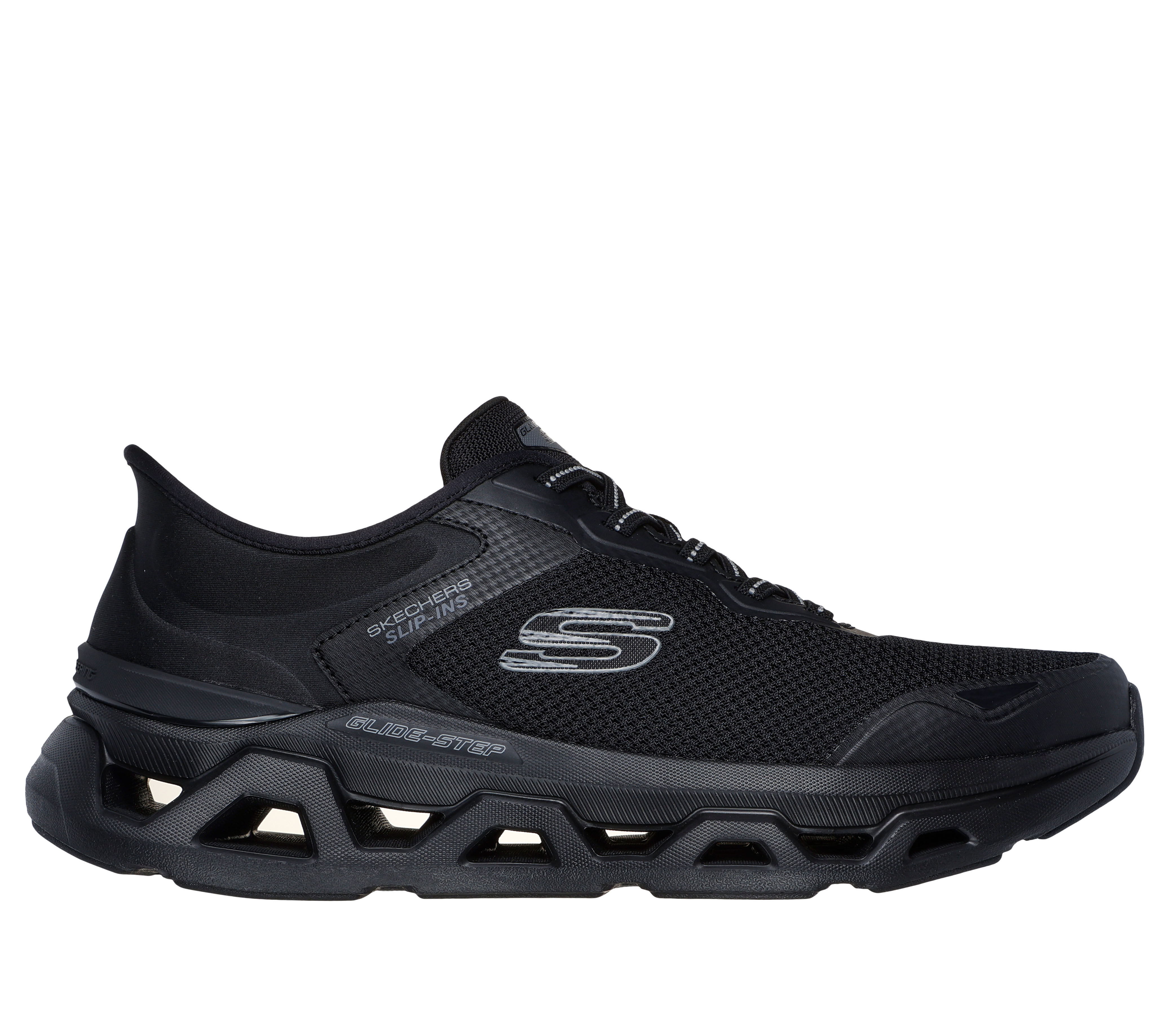 Skechers zimsey black solid sneakers on sale