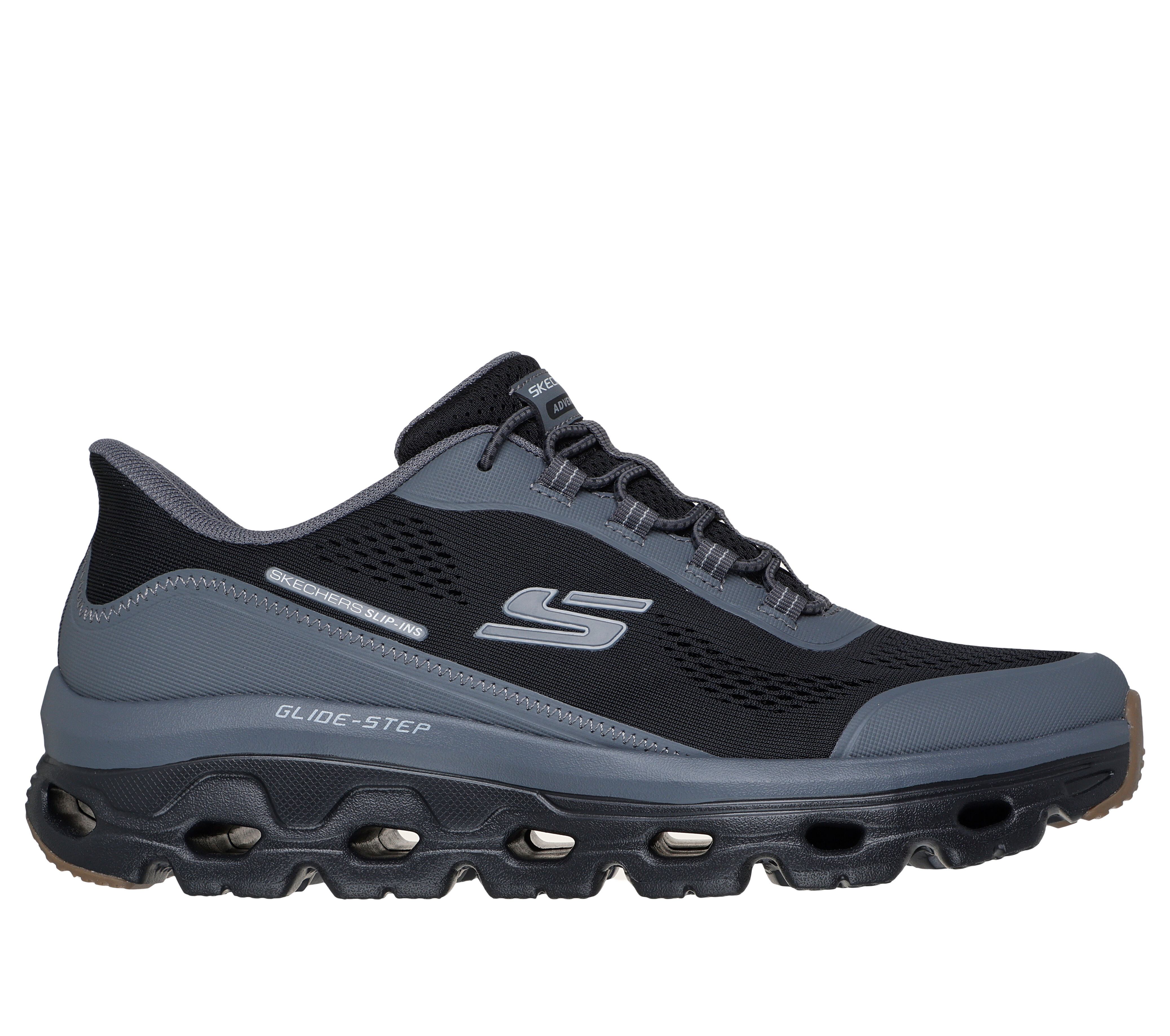Men s Trail Hiking Shoes Slip On Wide Fit Running SKECHERS