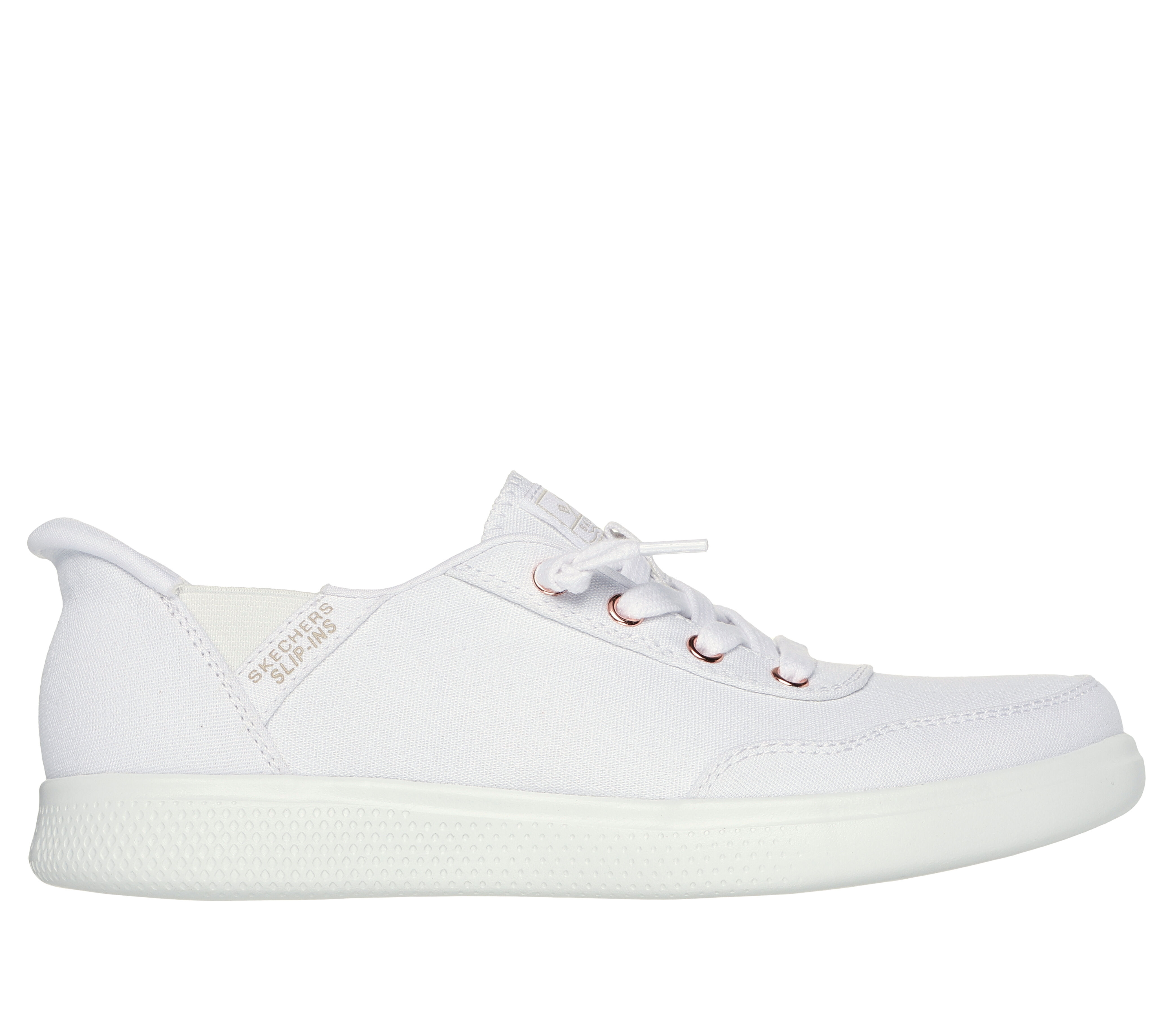 Skechers white slip on sneakers new arrivals