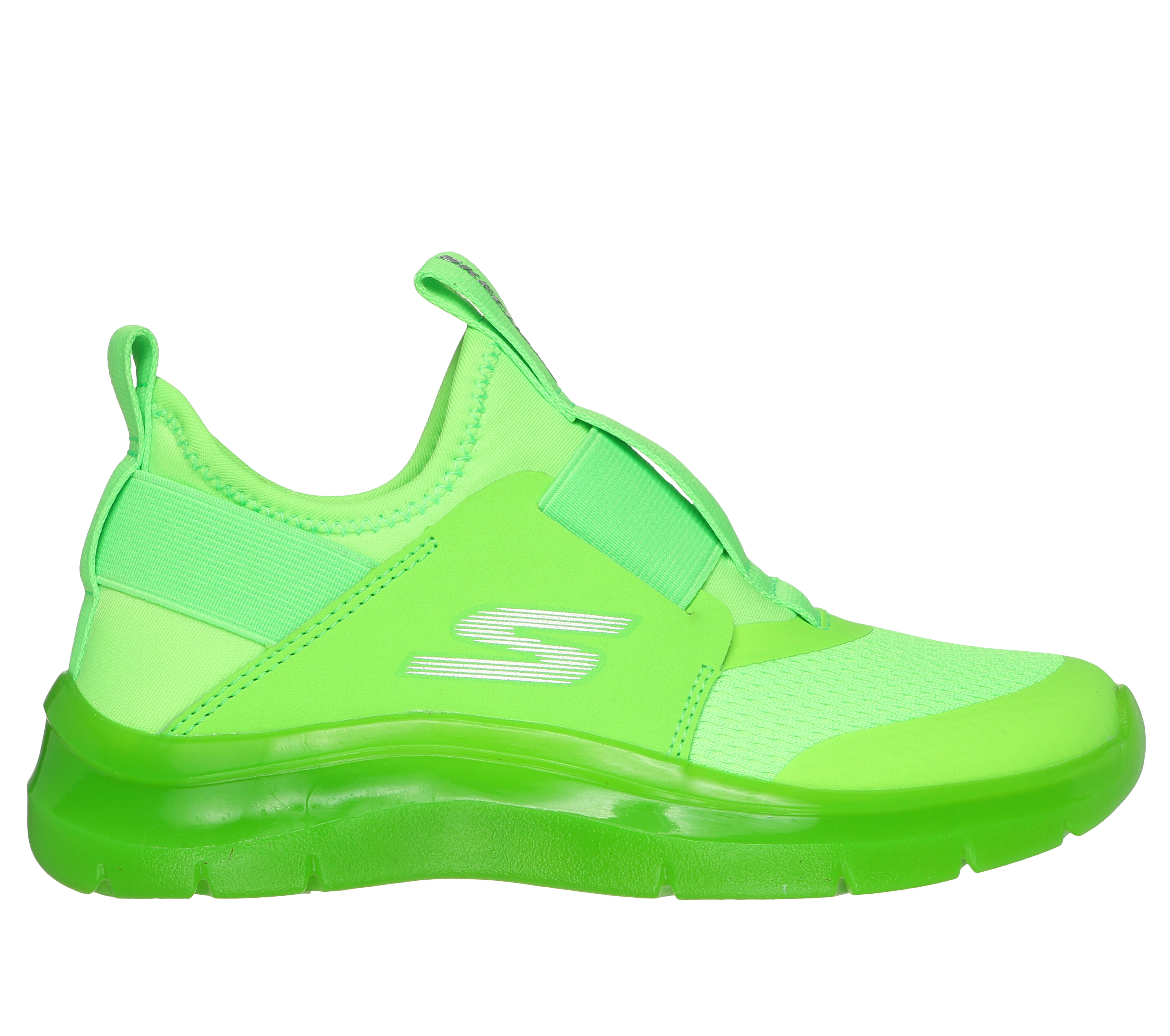 Boys lime green sneakers discount