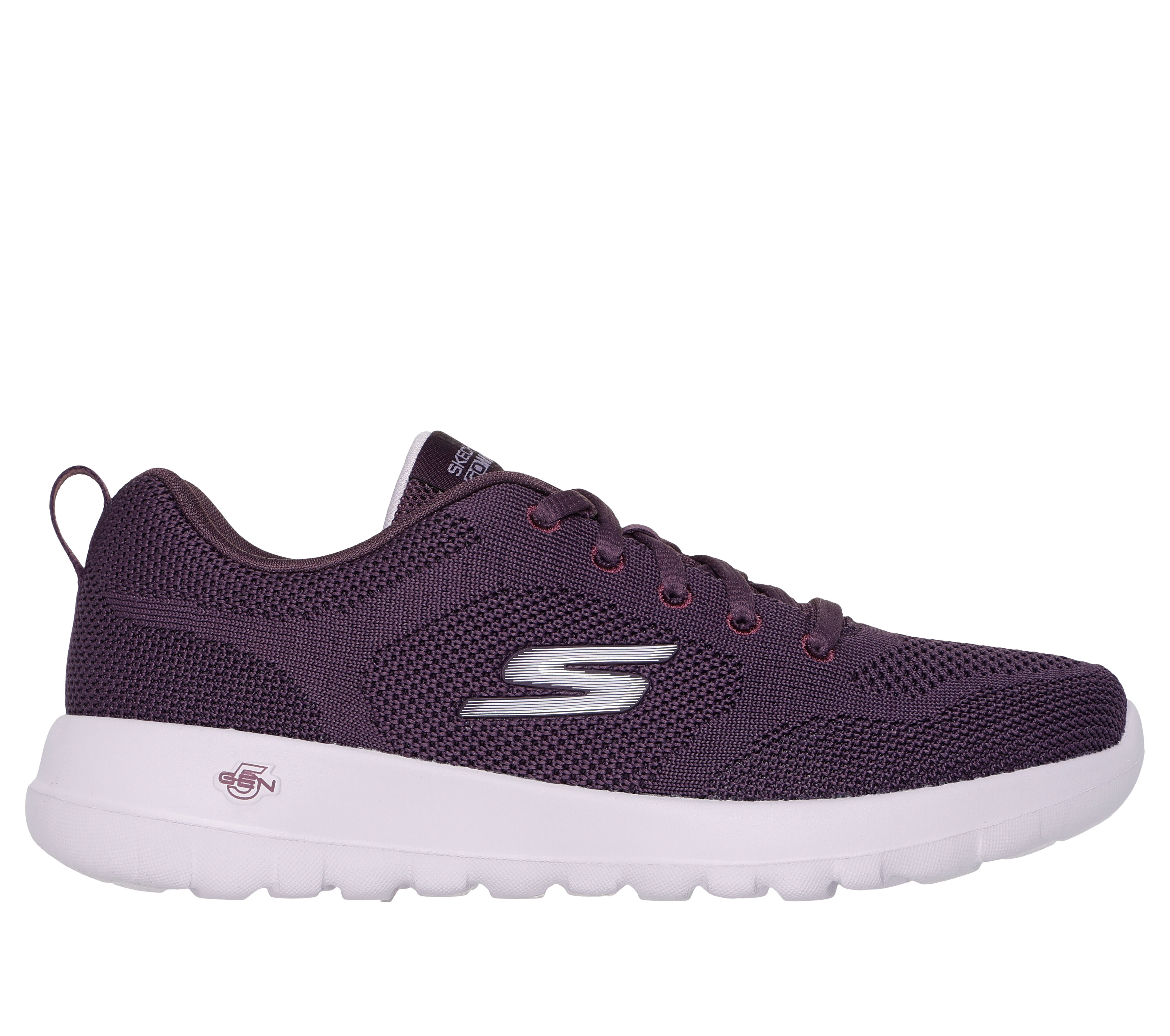 Purple skechers go walk best sale