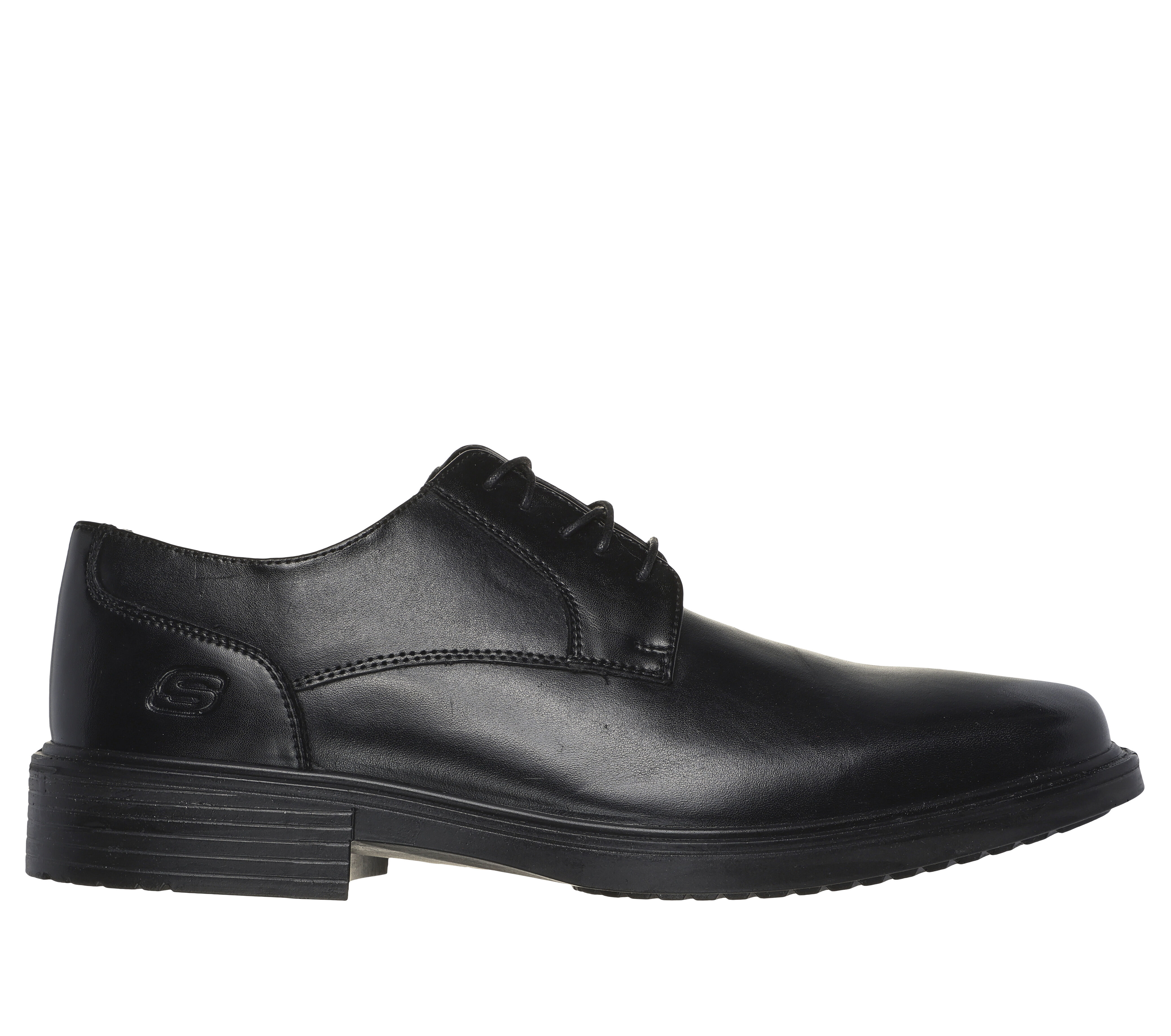 Skechers black shop oxford shoes