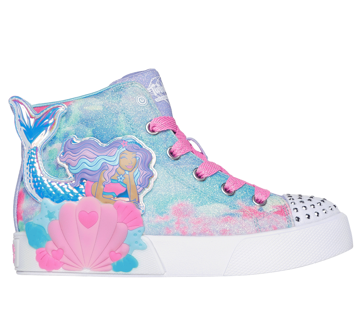 Skechers Kids Twinkle Magic Mermaid Sea 314326L Little Kid Girls 13.5 Little Kid M