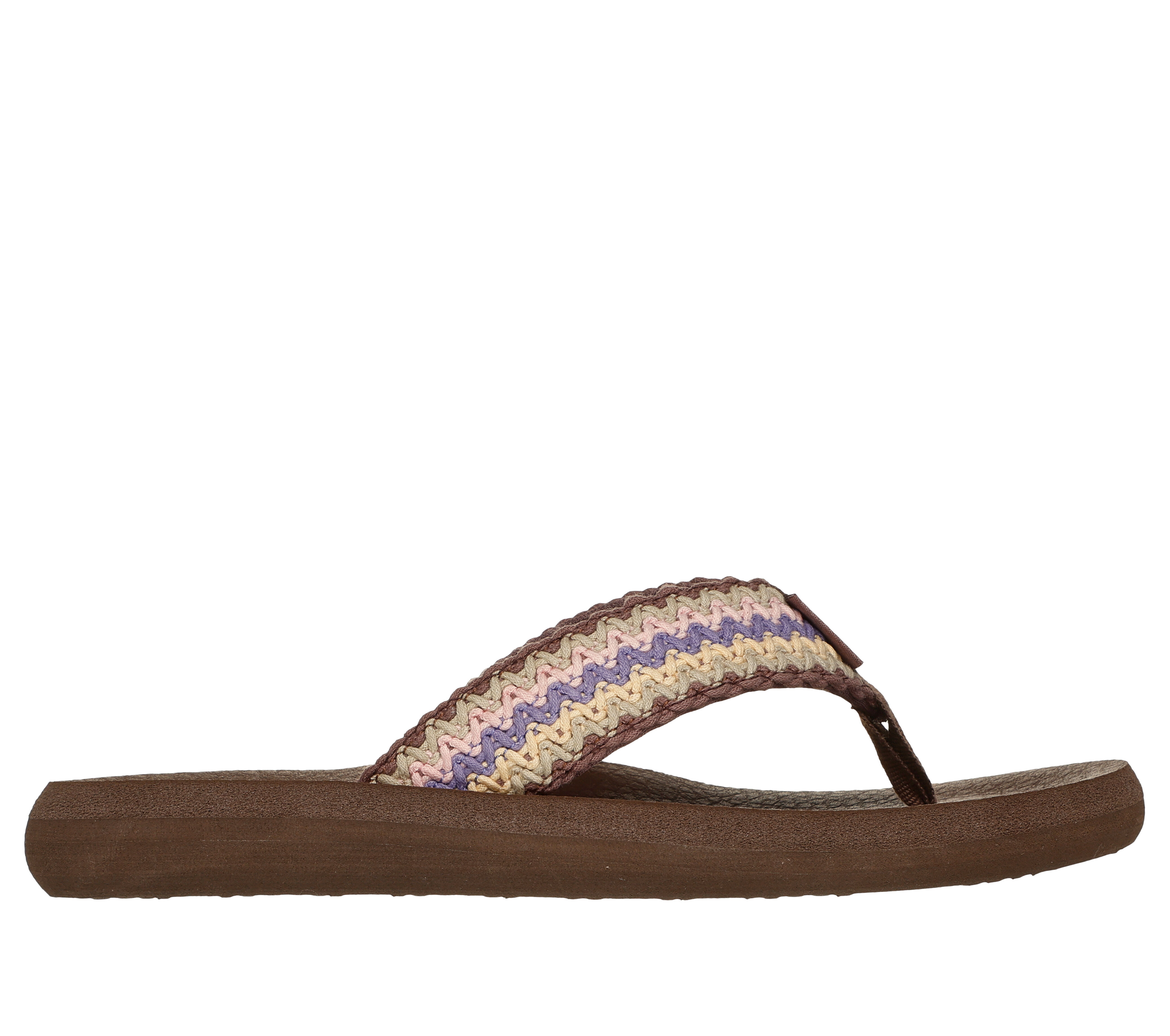 Skechers brown flip flops top