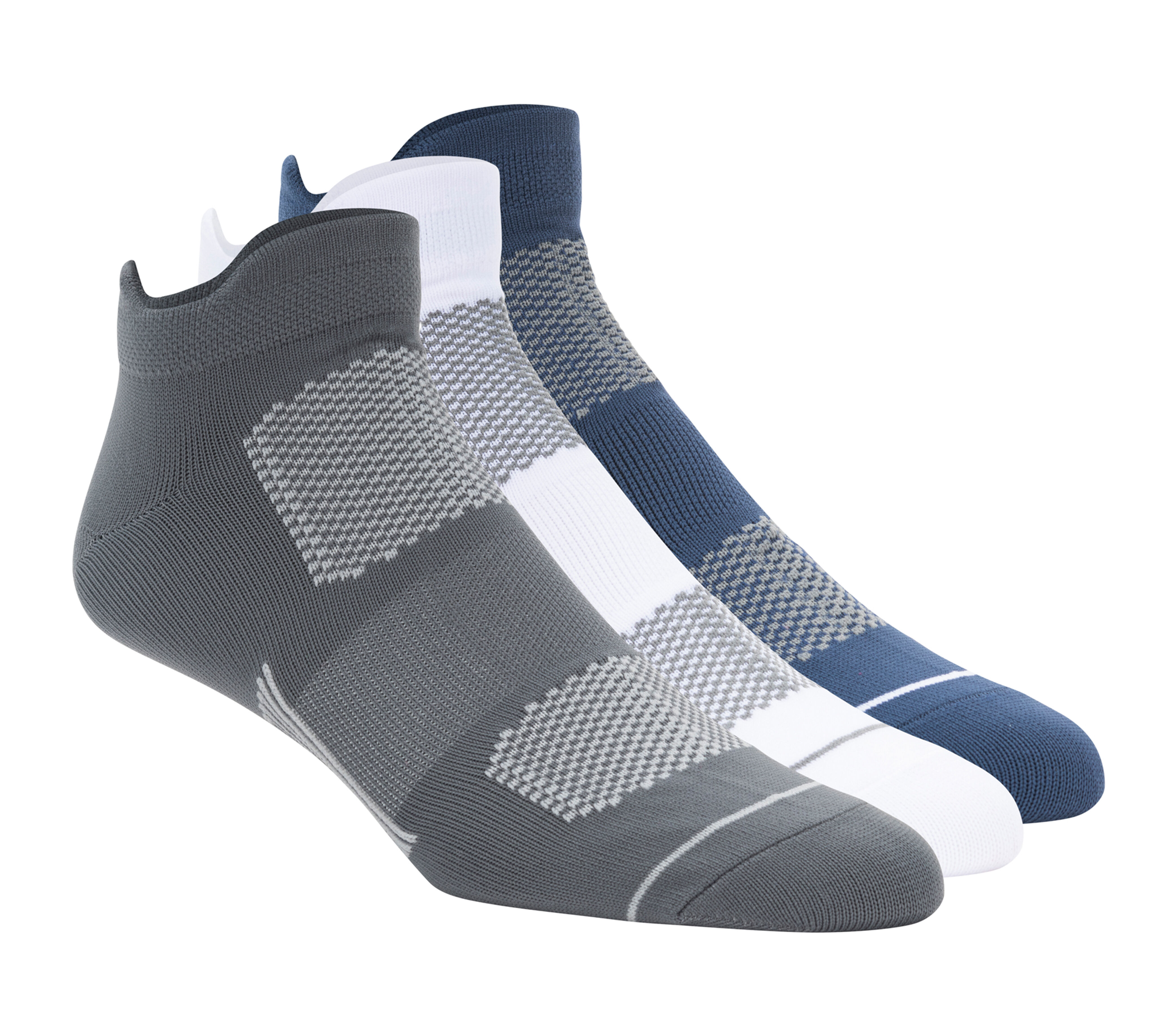 Low Cut Mesh Top Performance Socks 3 Pack SKECHERS
