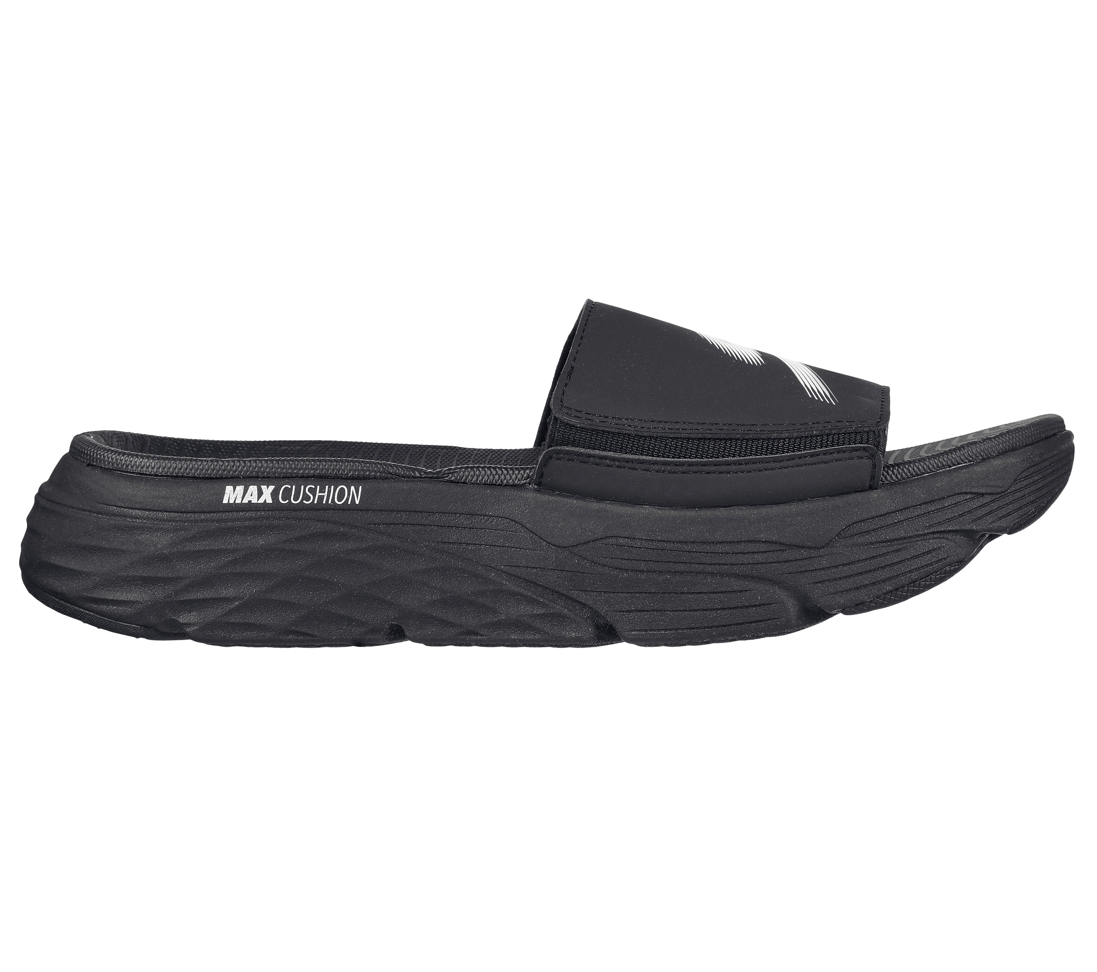 black skechers flip flops