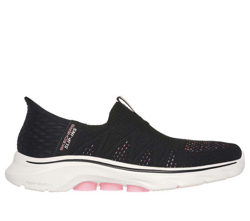 Skechers Slip-ins: GO WALK 7 - City Lights, BLACK / MULTI, largeimage number 0