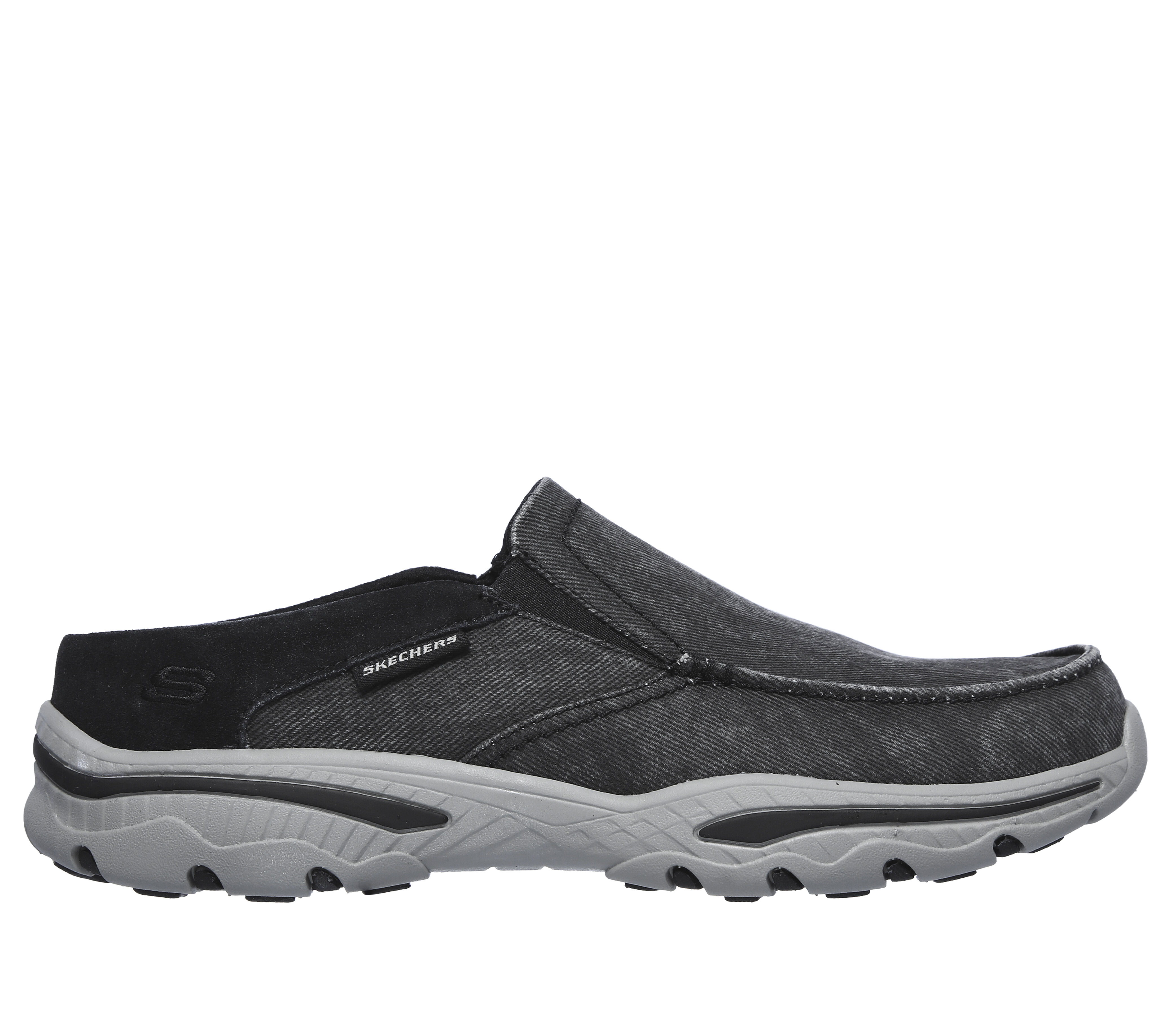 mens backless shoes skechers