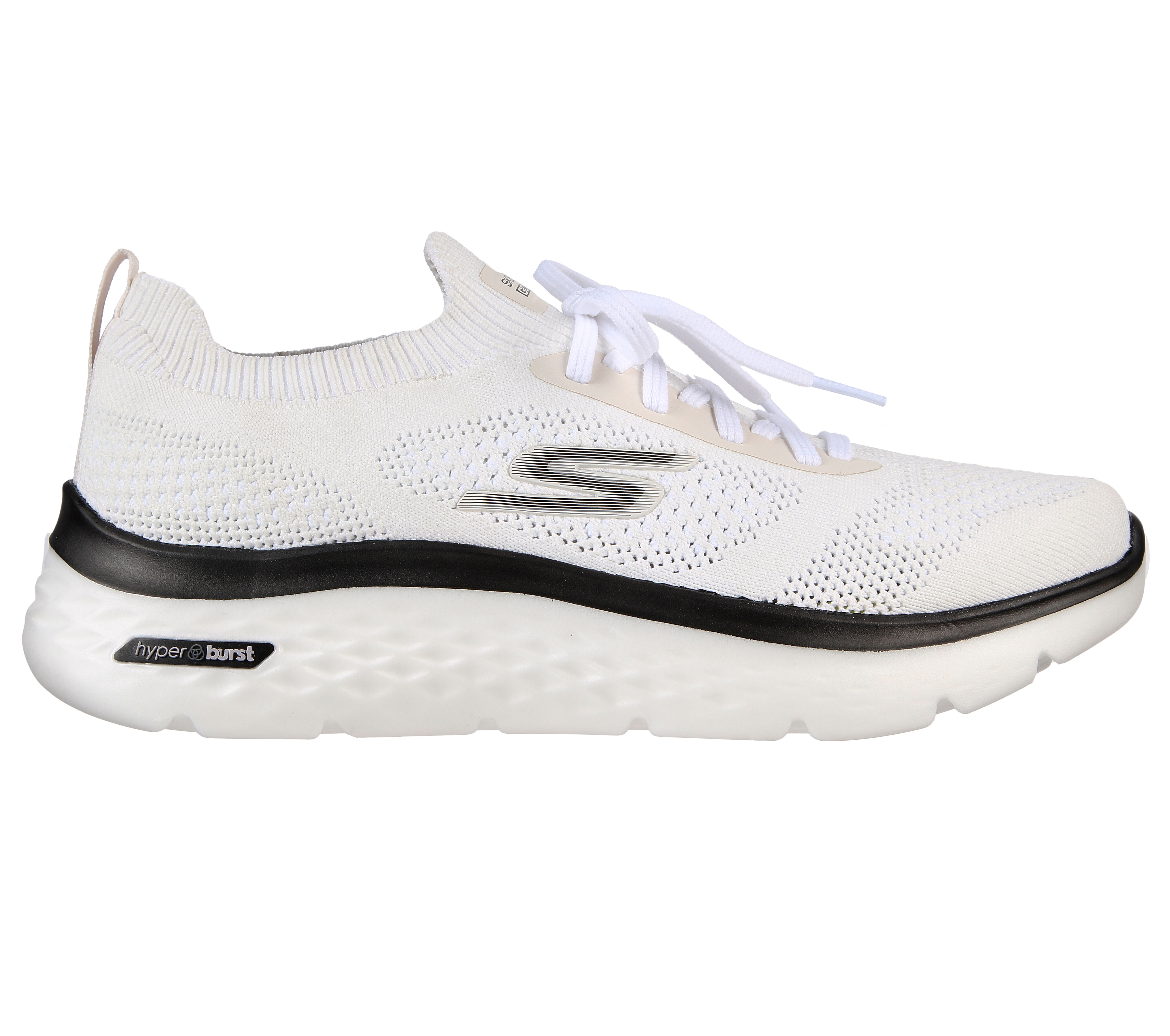 skechers burst white