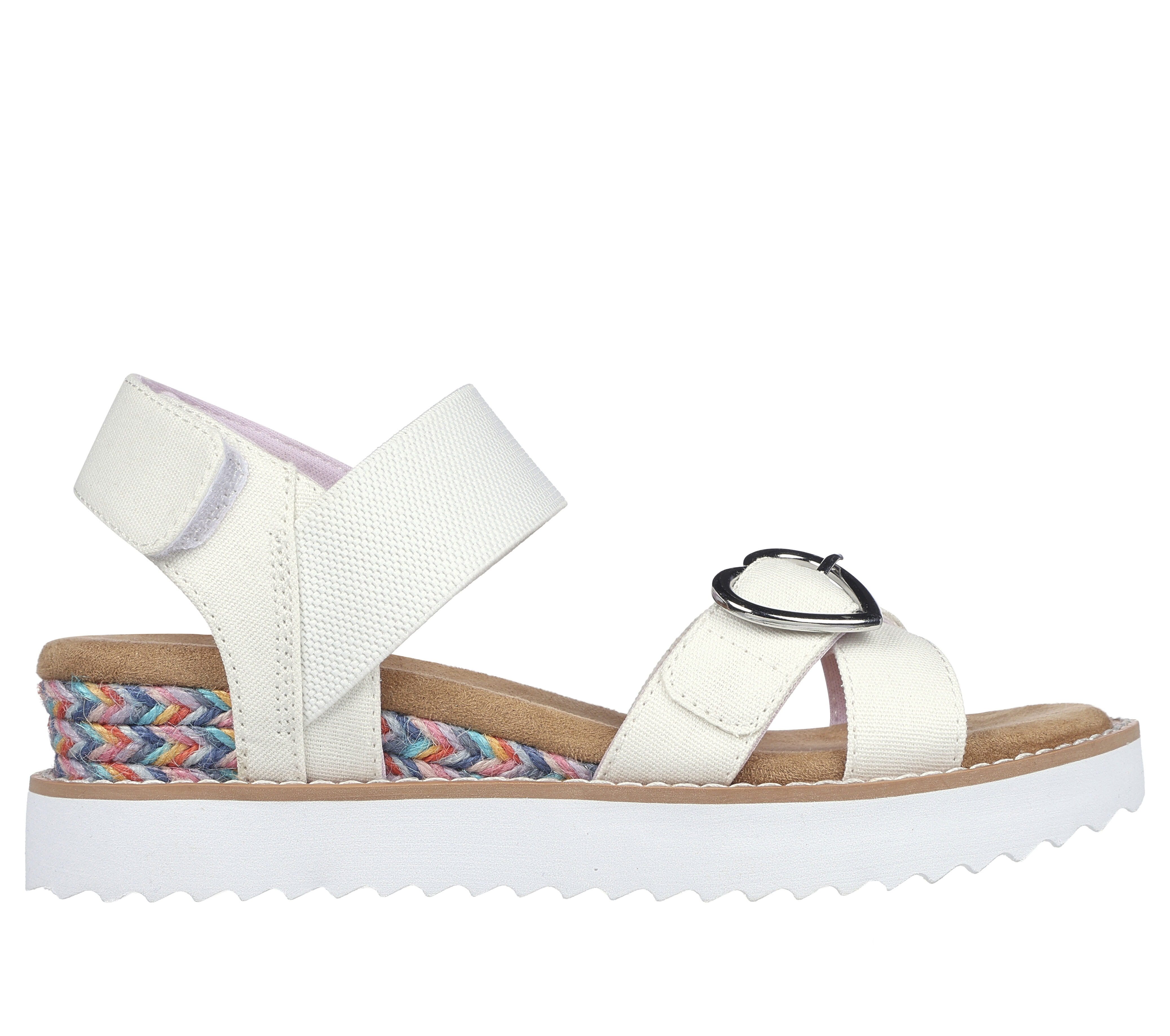 White skechers best sale sandals