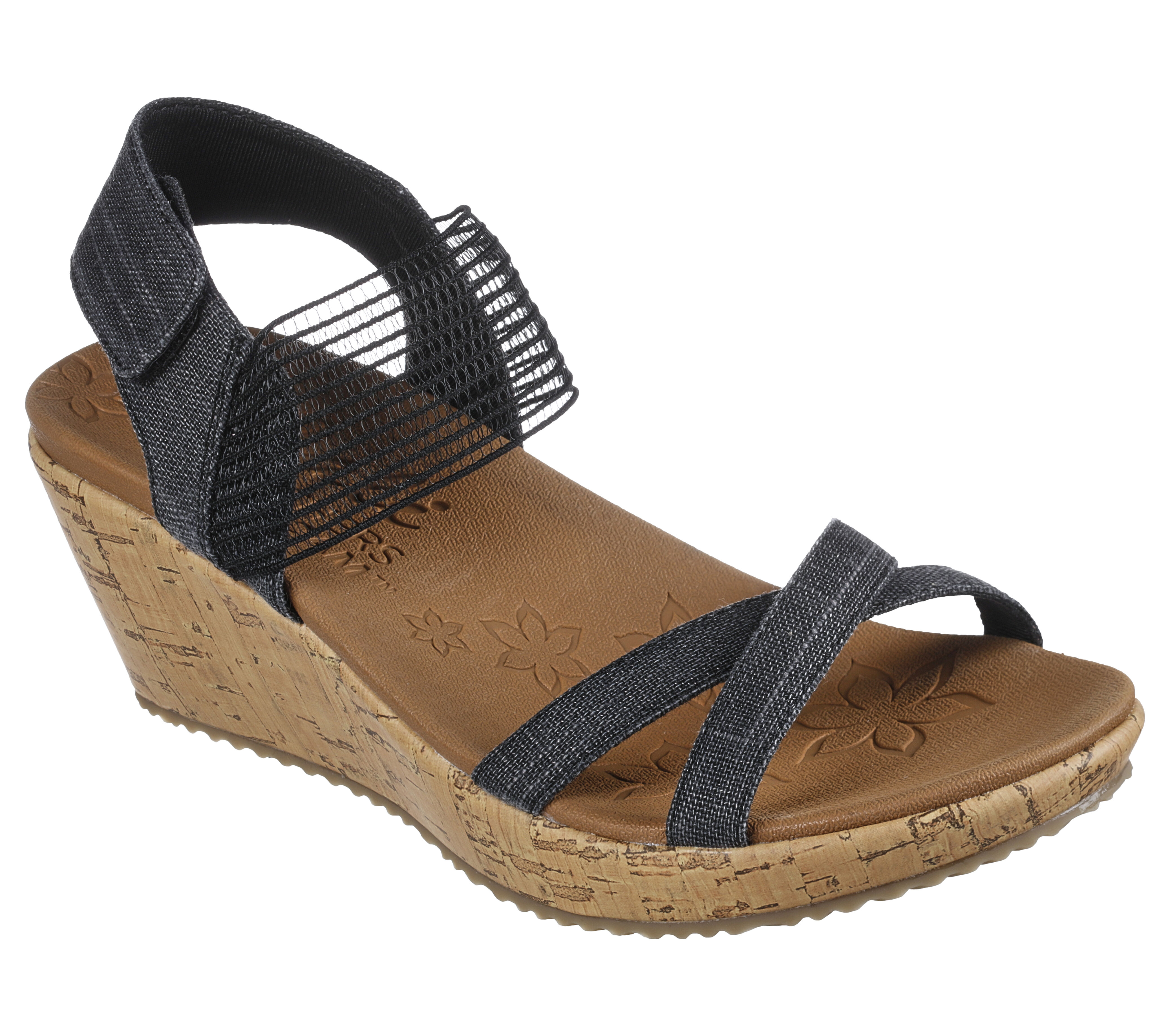 skechers luxe foam wedges