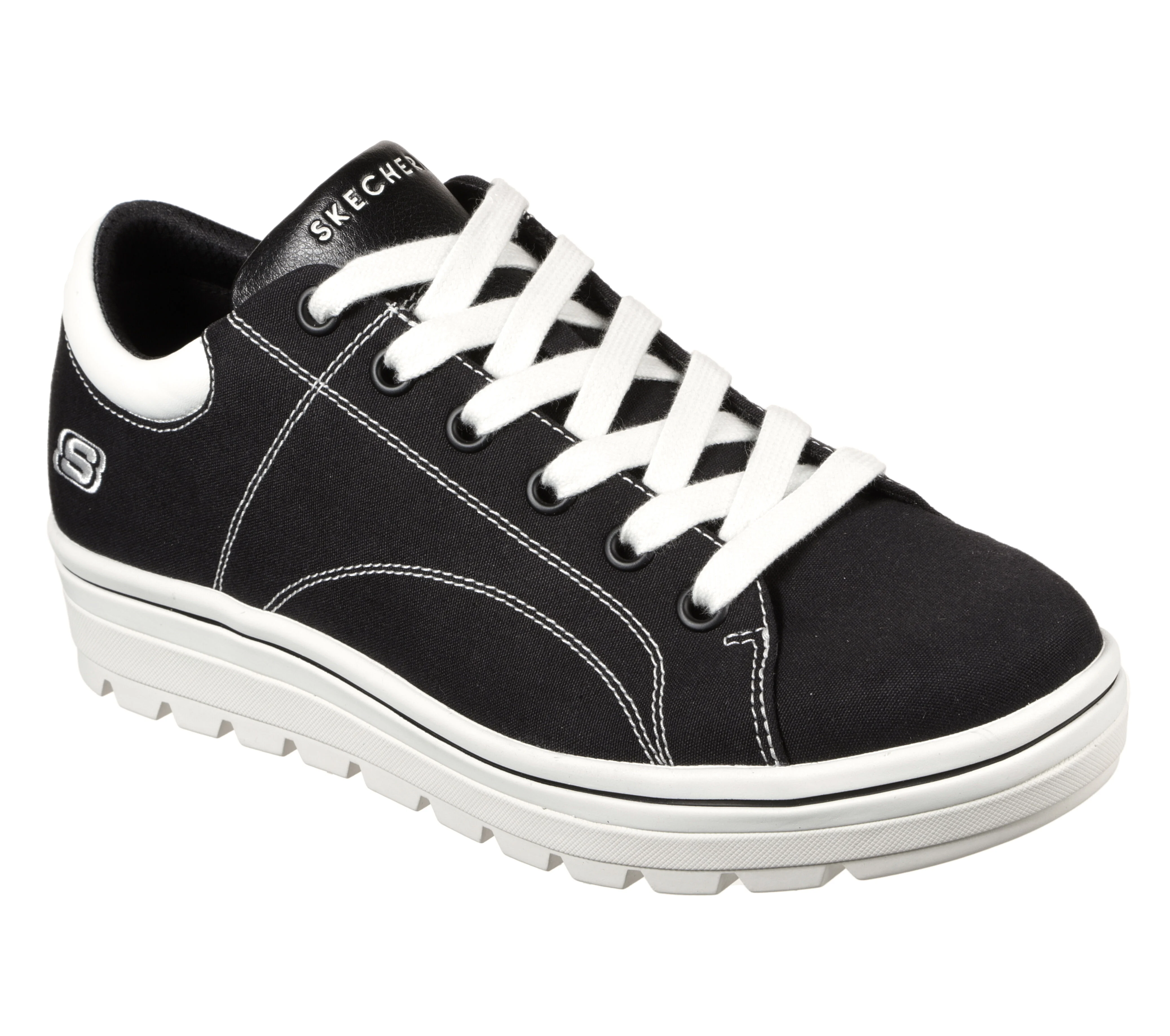 Skechers street sales cleat black