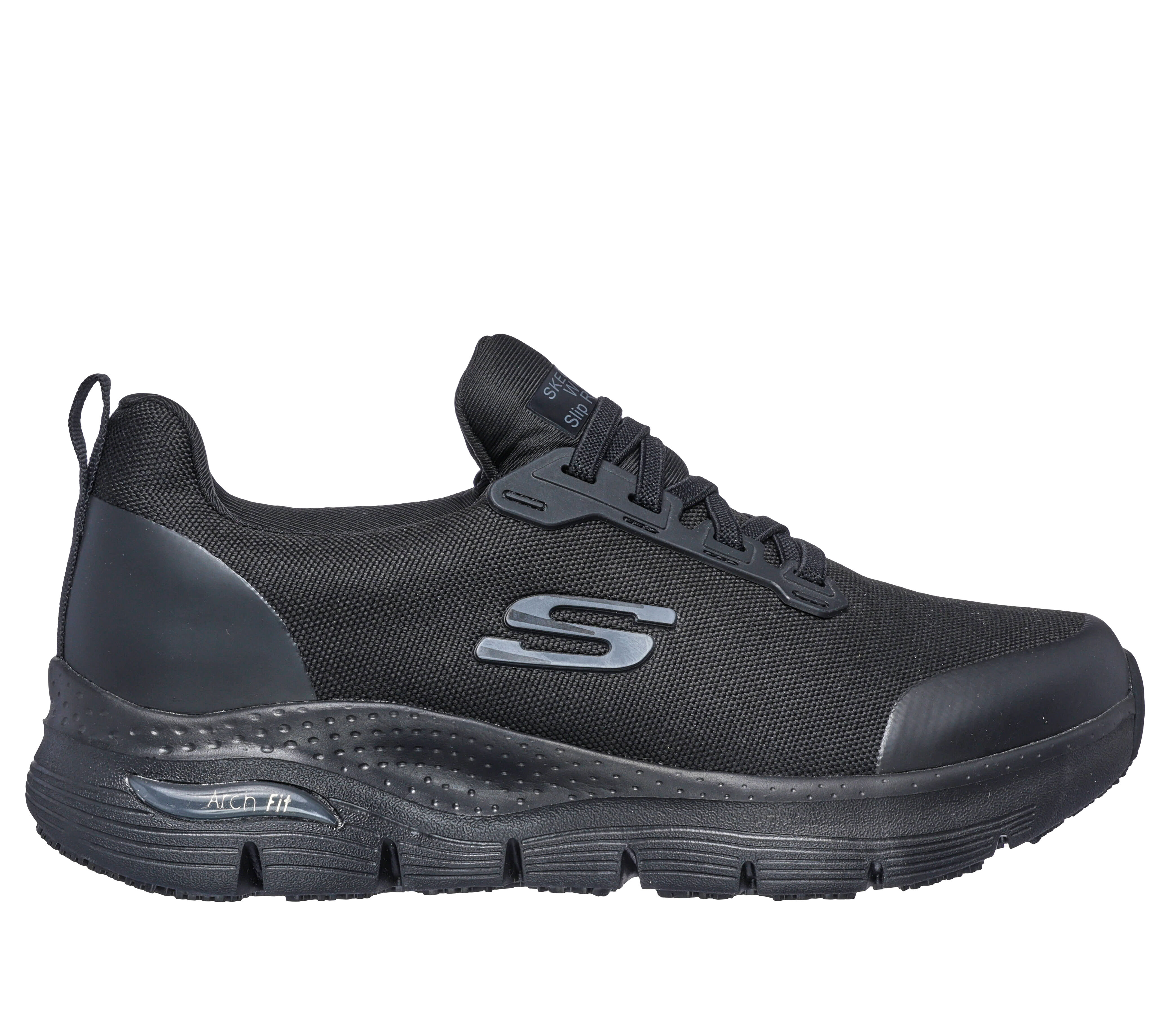 ladies all black trainers