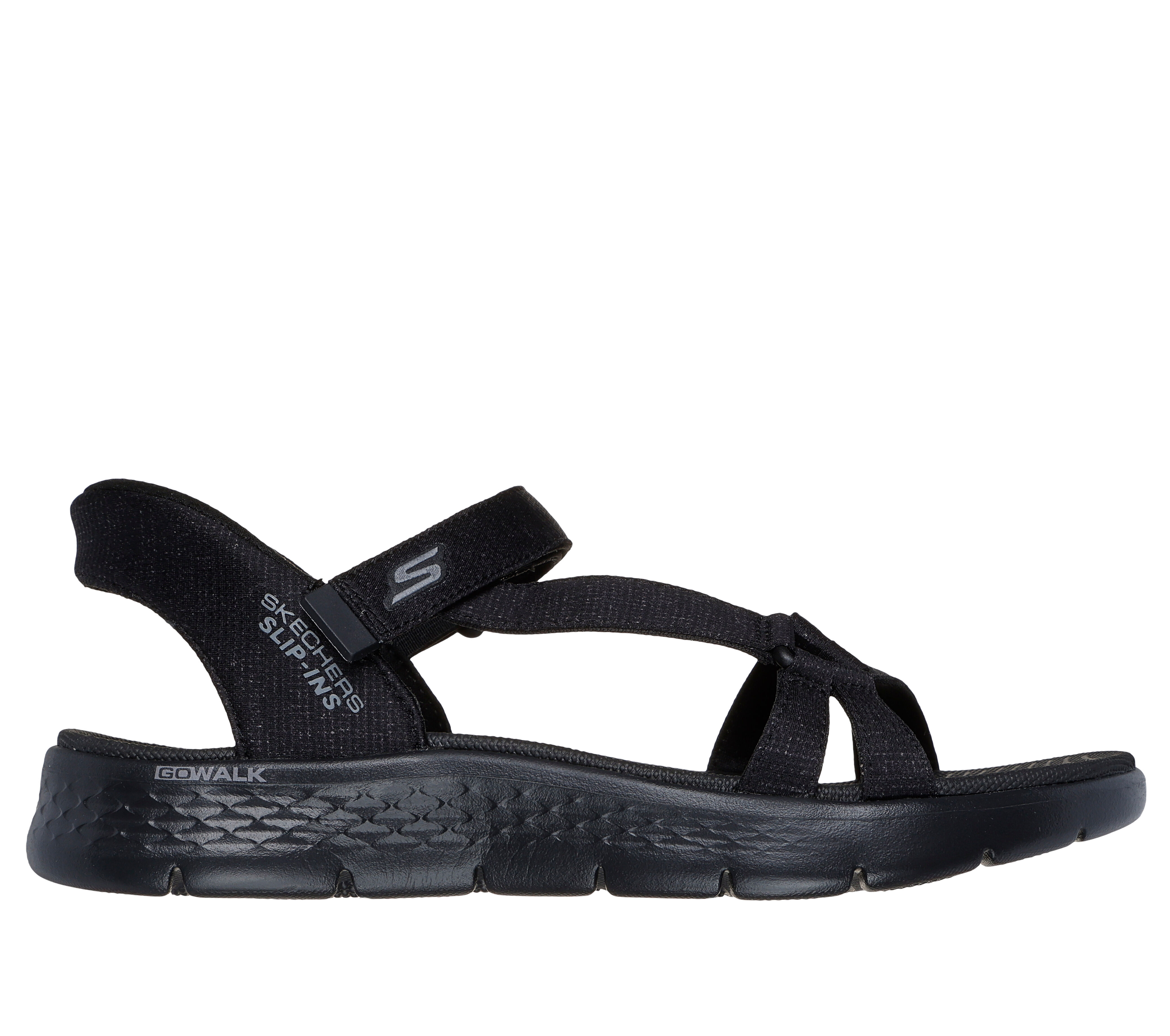 Walking sandals womens skechers on sale