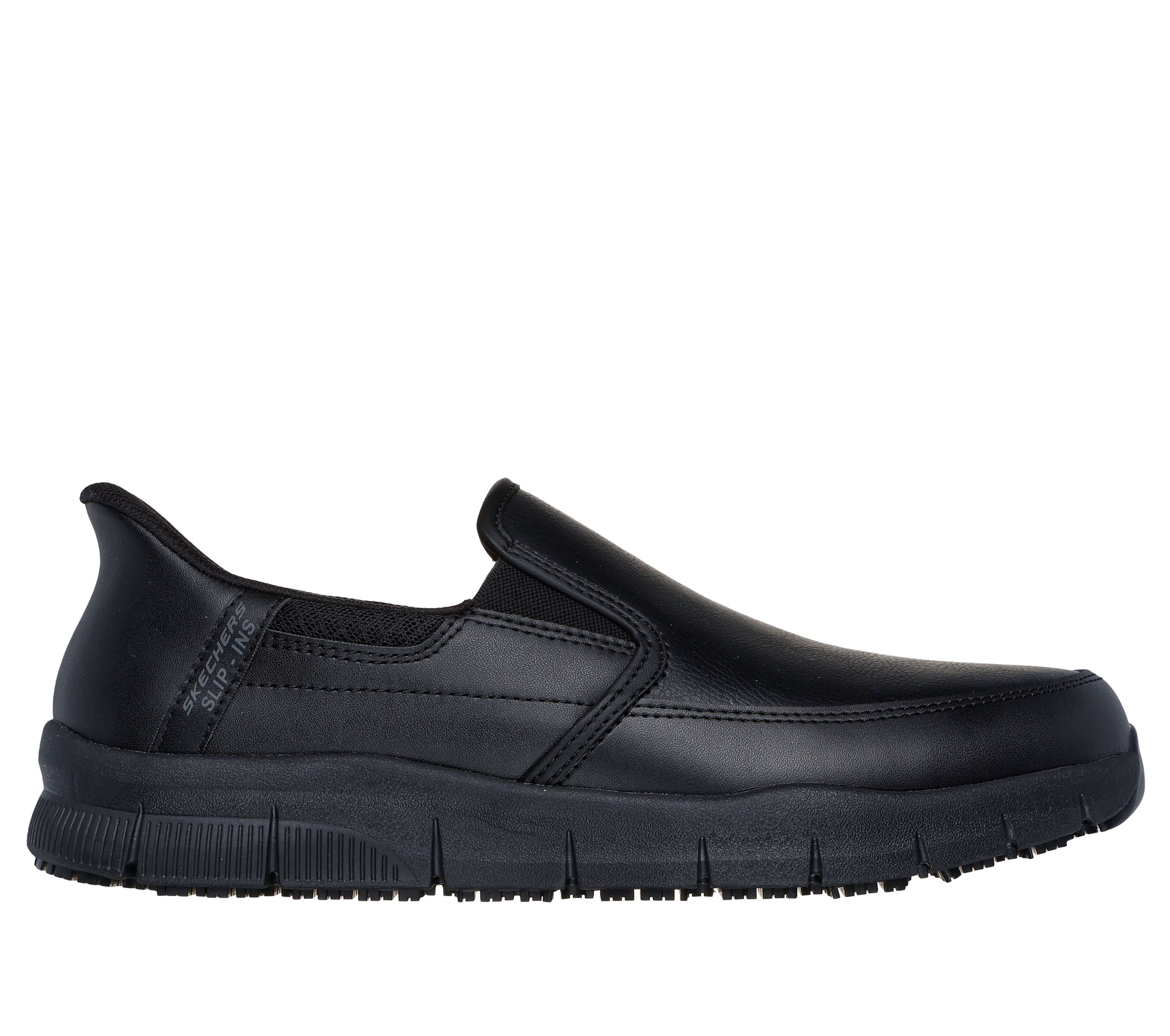 Skechers slip on work shoes outlet