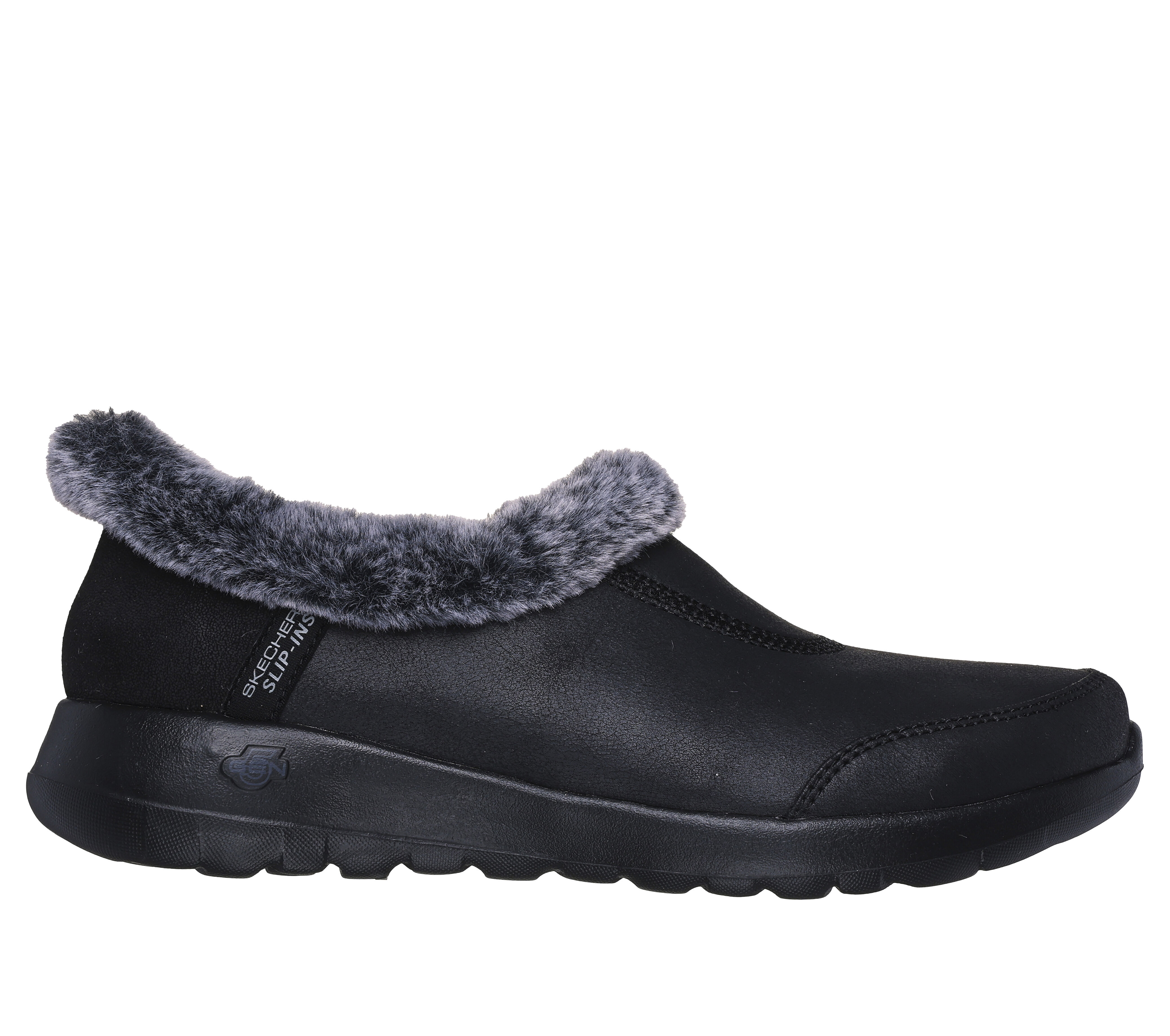 Skechers slip on house shoes hot sale
