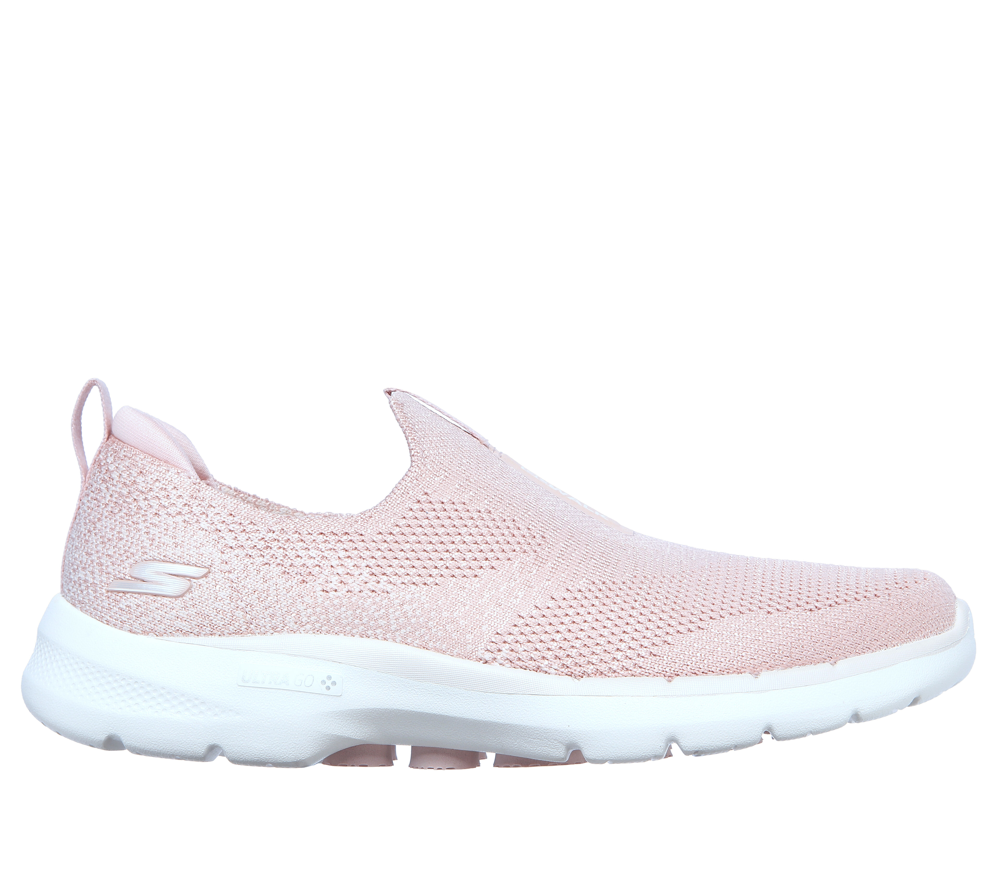 Skechers Performance Go Walk 6-Glimmering 9 Women's Light Pink