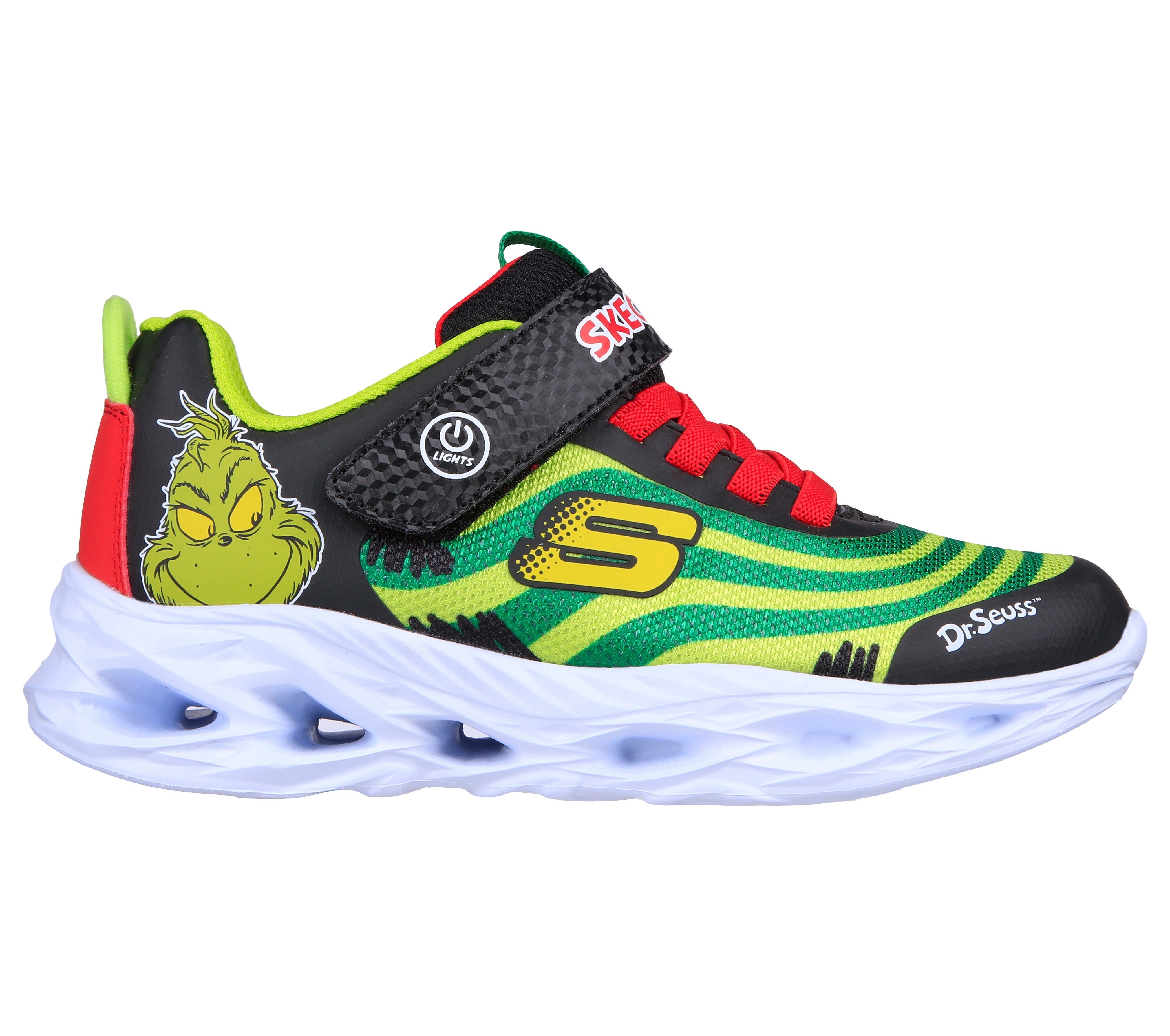 new skechers light up shoes with button