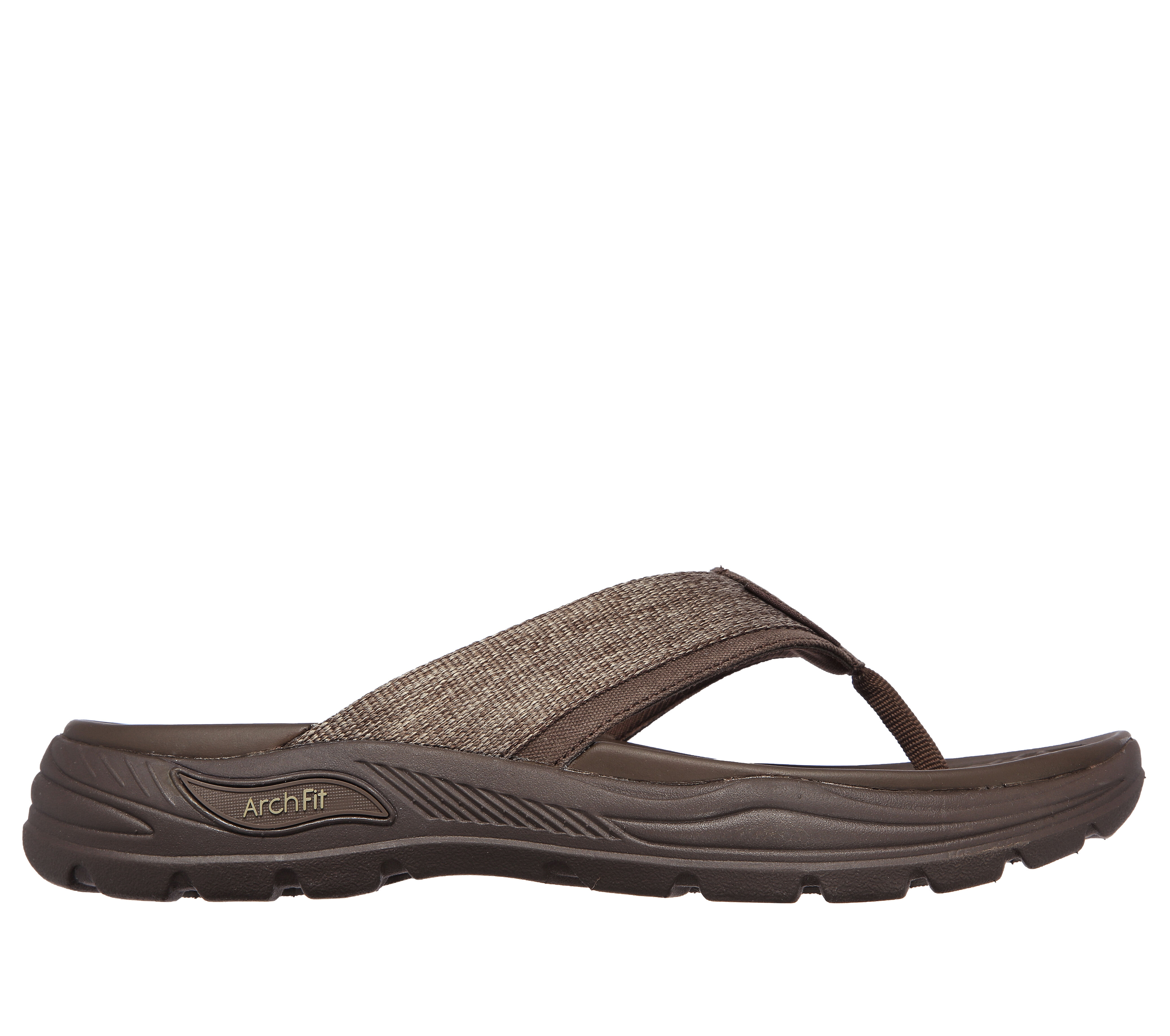 mens sketchers flip flops