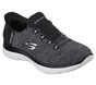 Skechers Slip-ins: Summits - Dazzling Haze, BLACK / WHITE, large image number 5