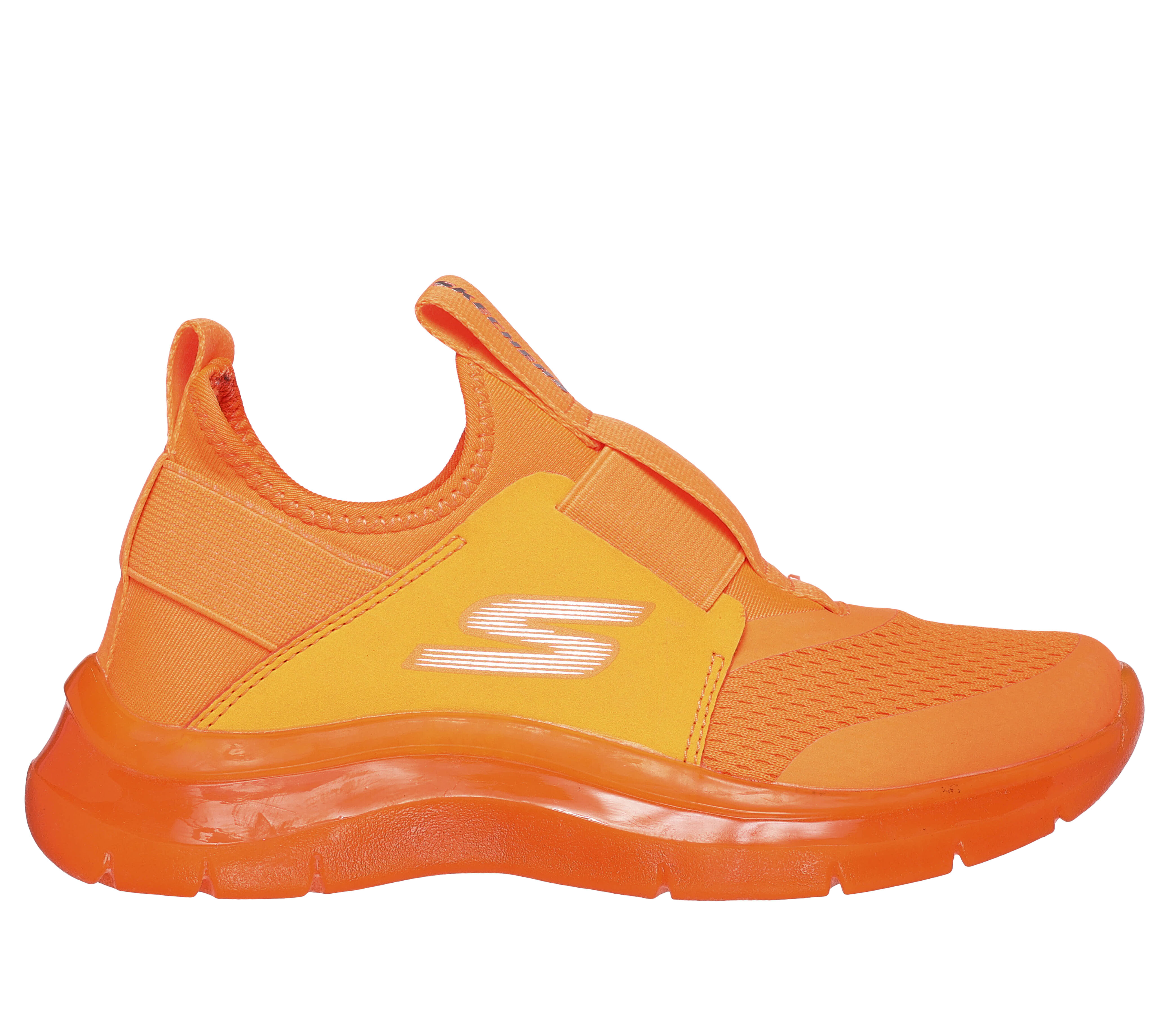 Skechers go walk femme orange 2025