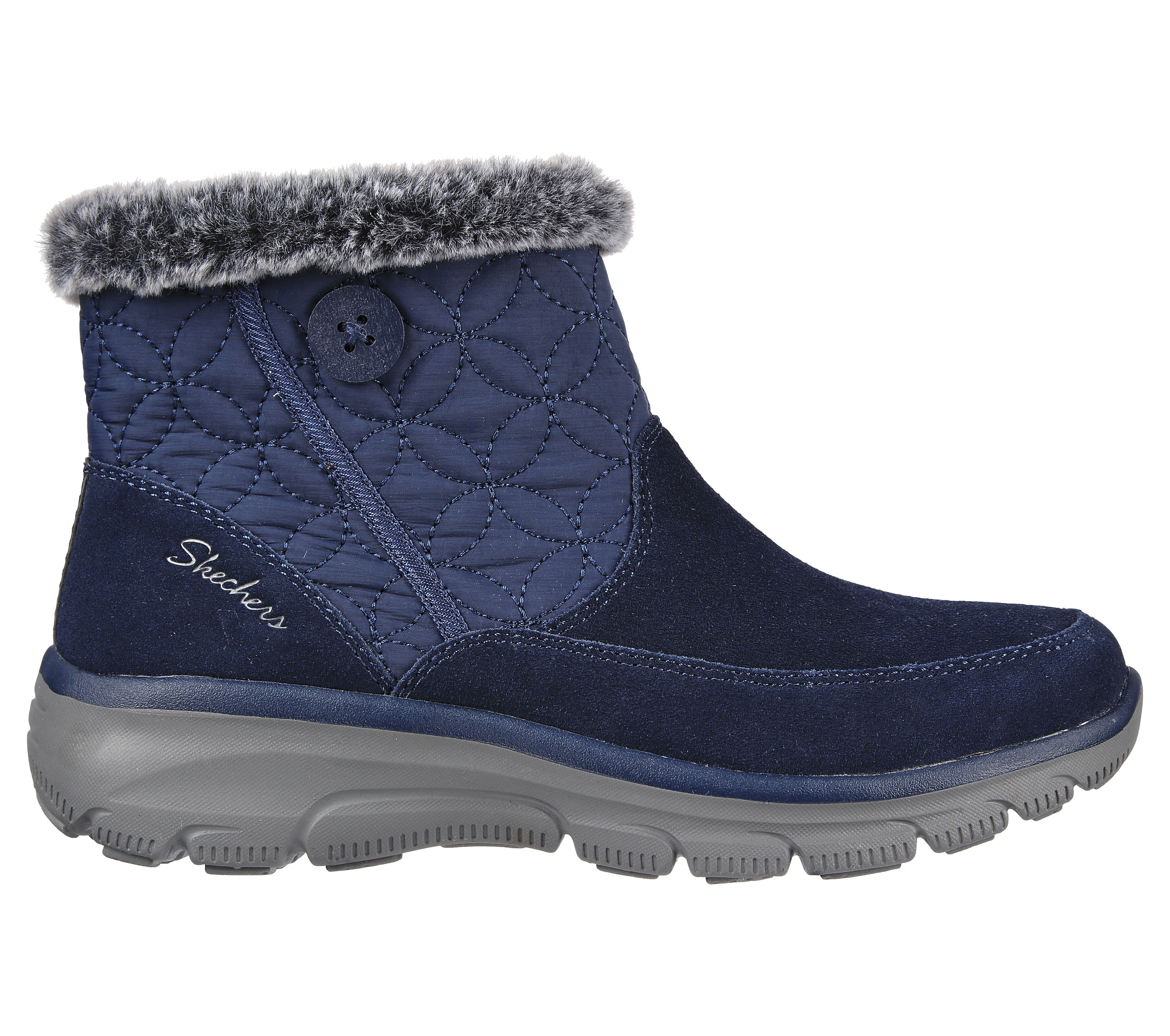 navy blue skechers