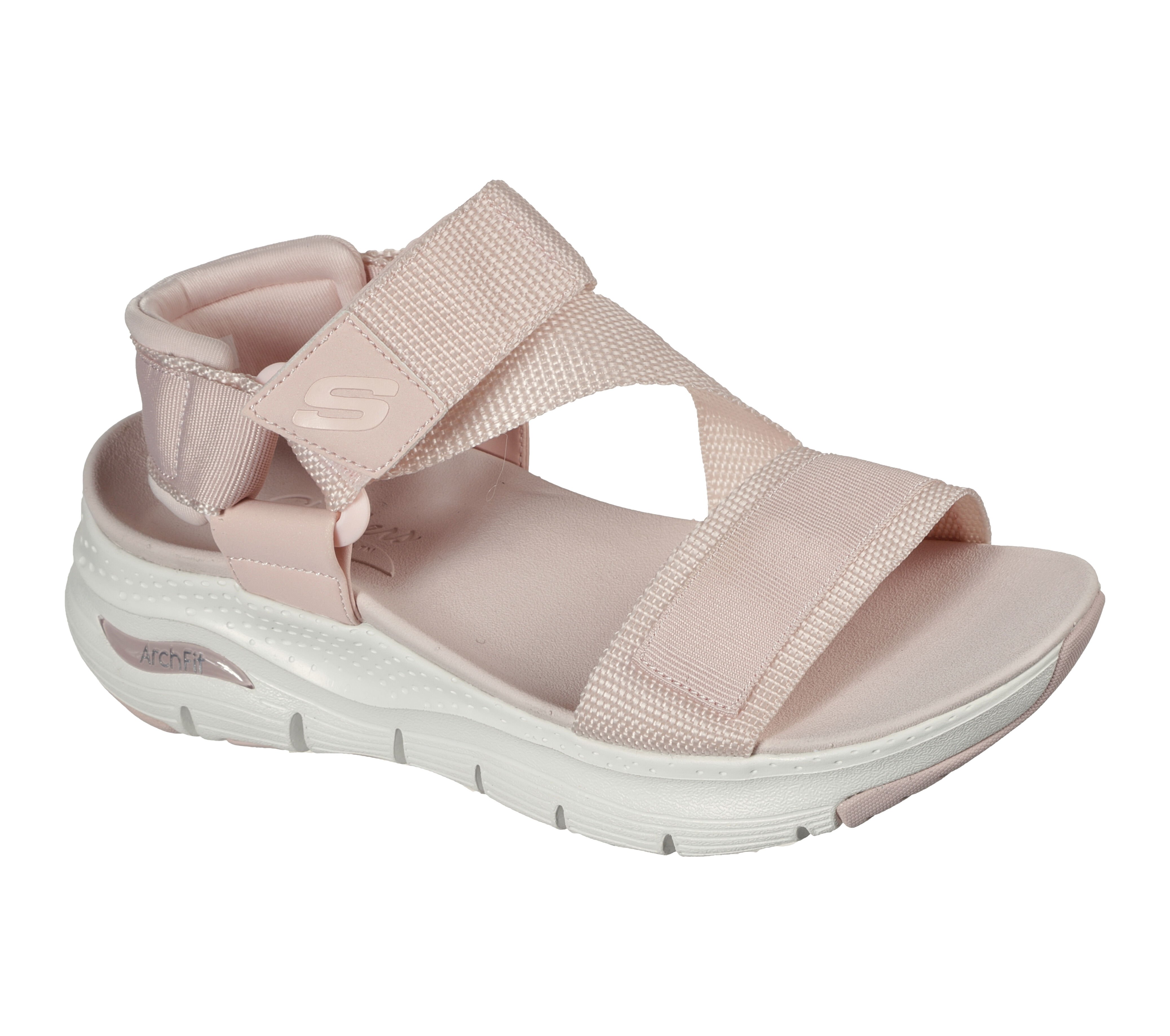 skechers pewter sandals