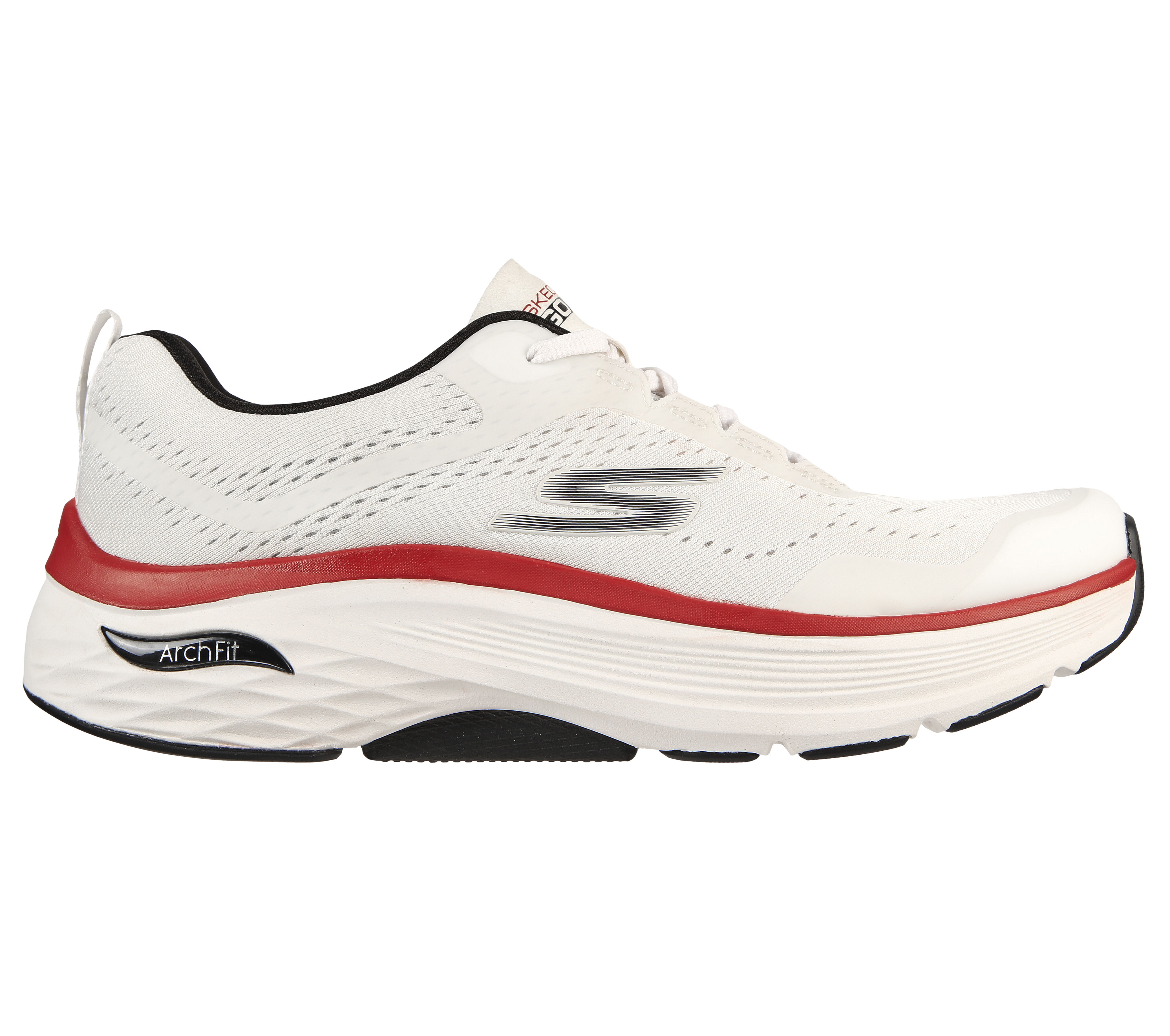 skechers white running shoes