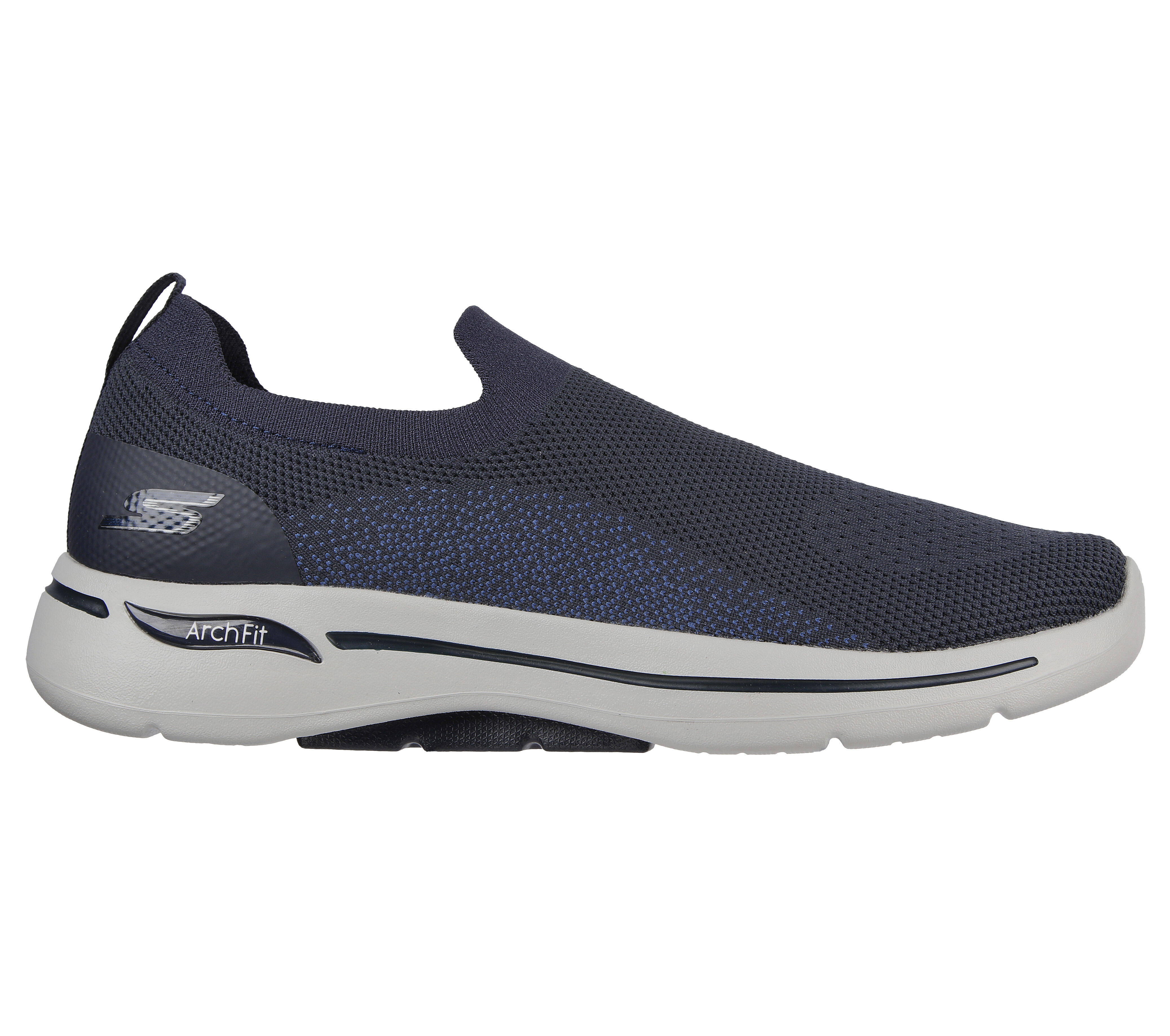 Skechers mens no laces on sale