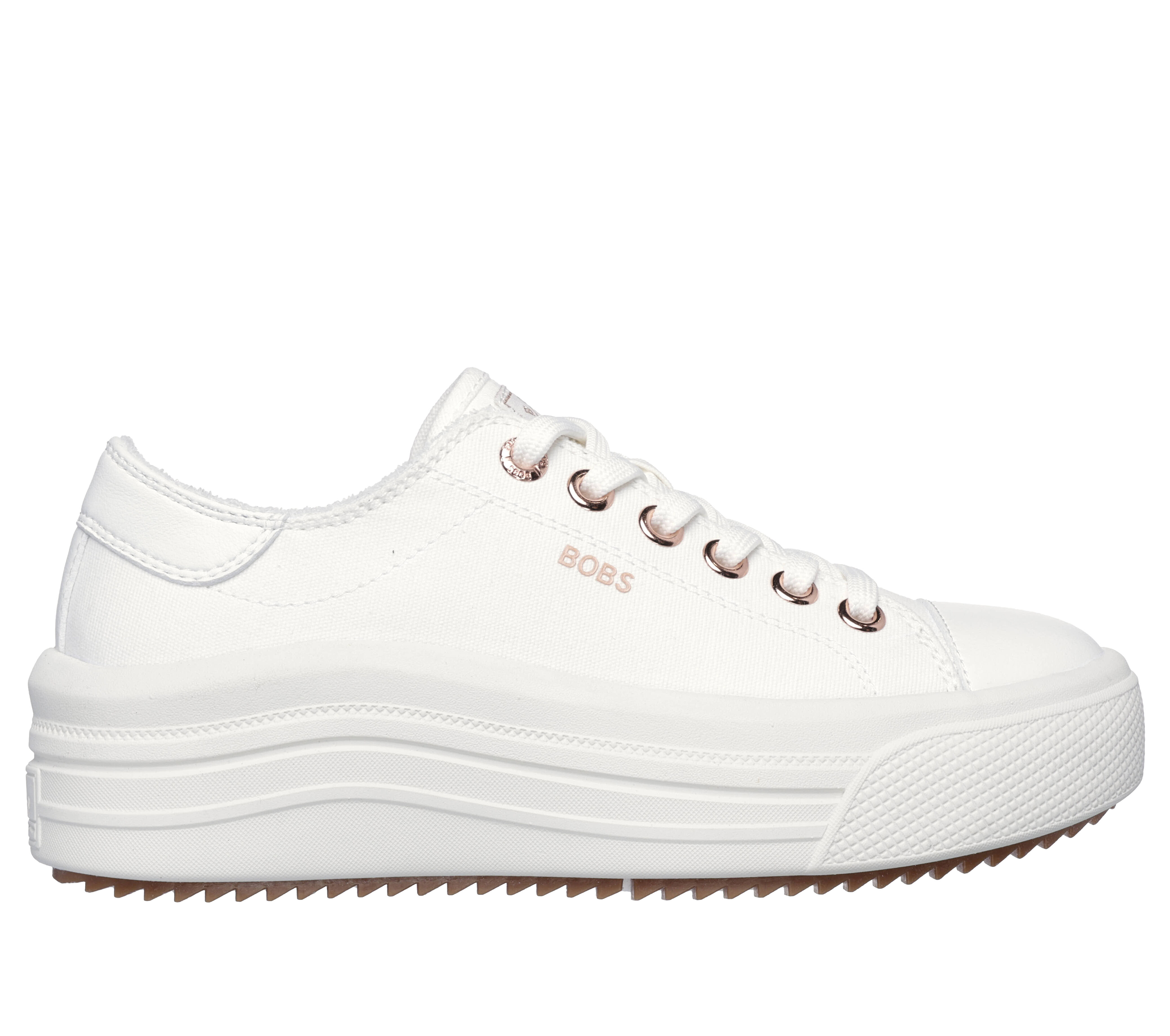 Skechers top bobs white
