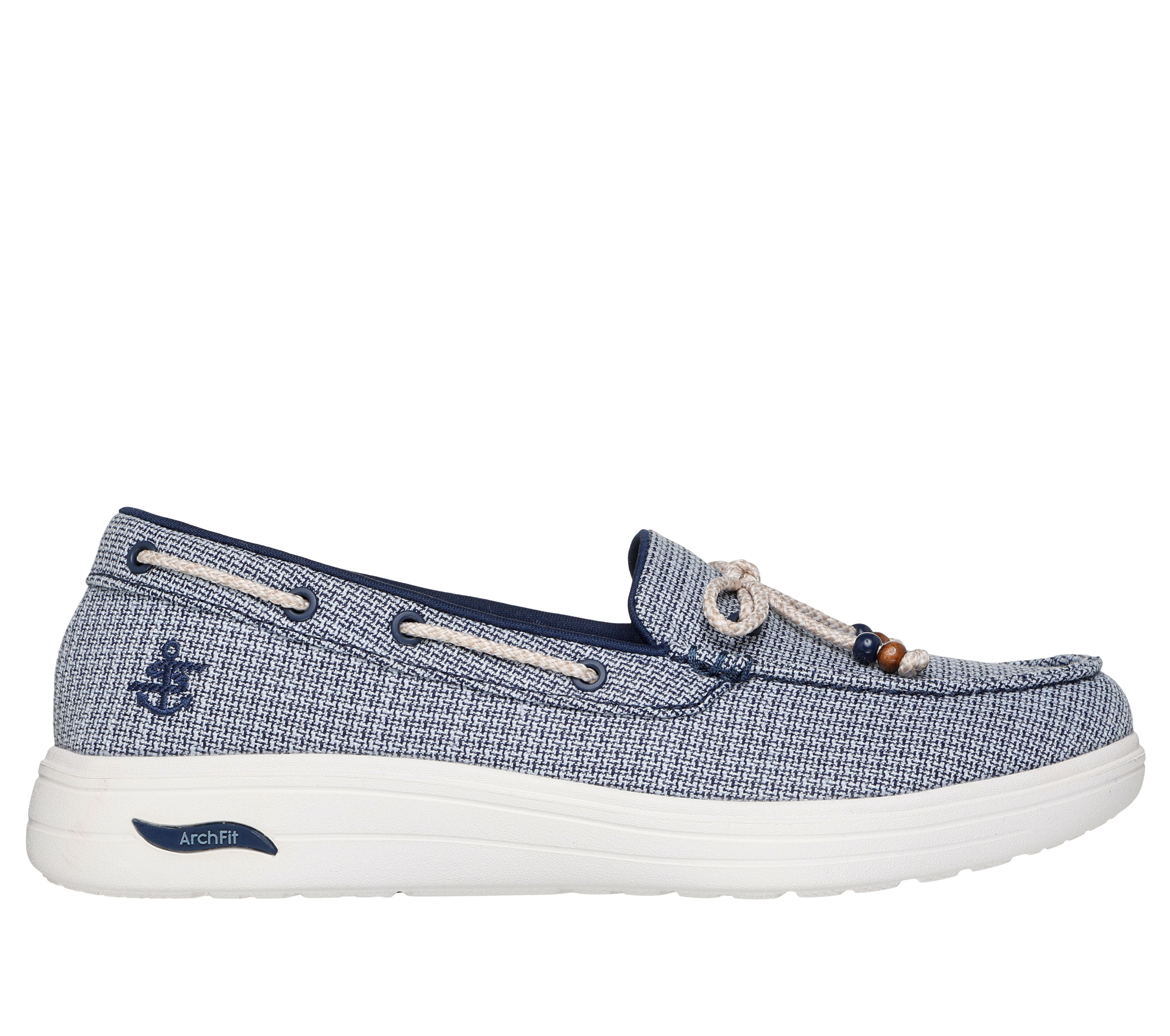 Skechers white boat shoes cheap