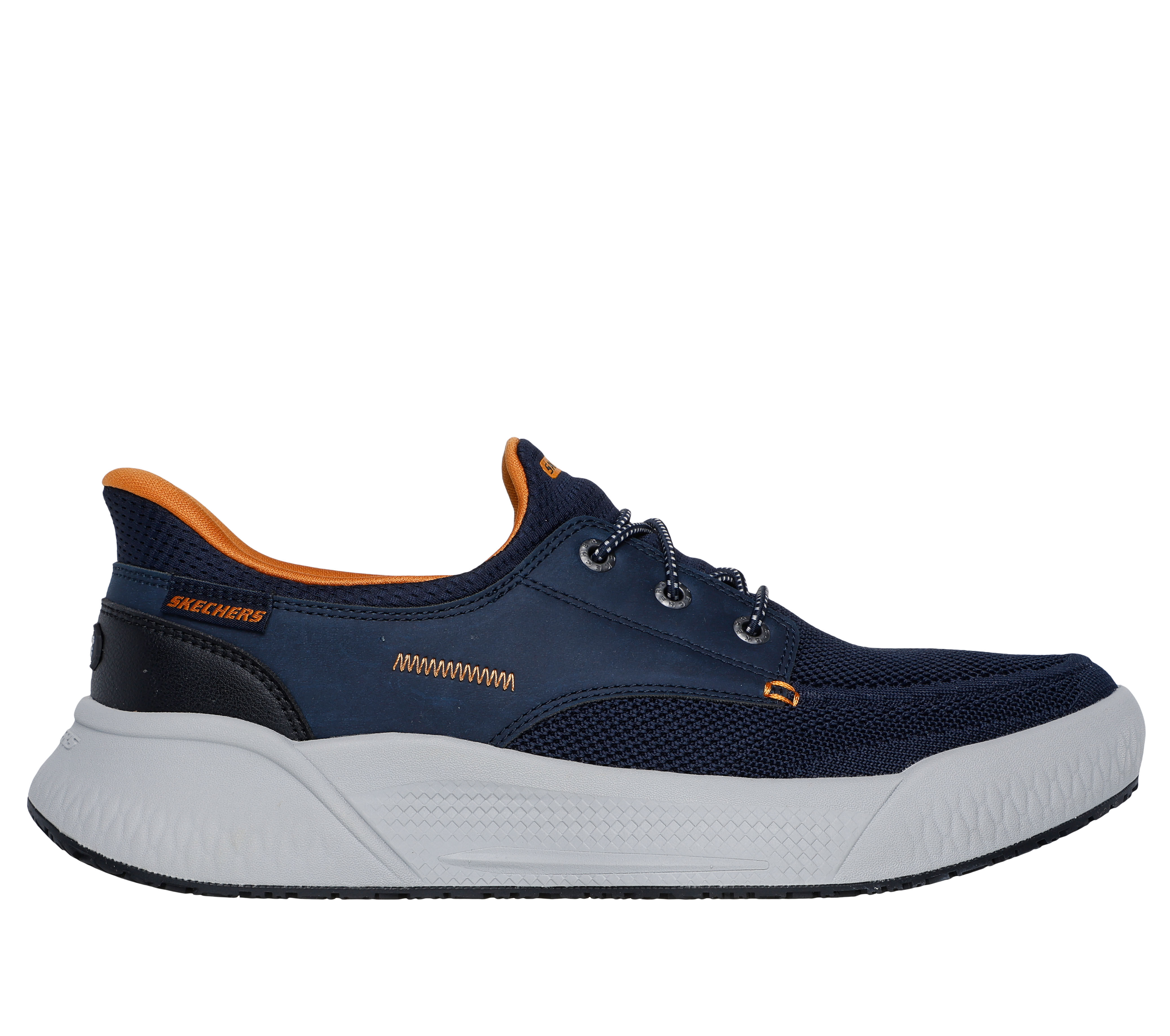 Skechers relaxed fit navy outlet