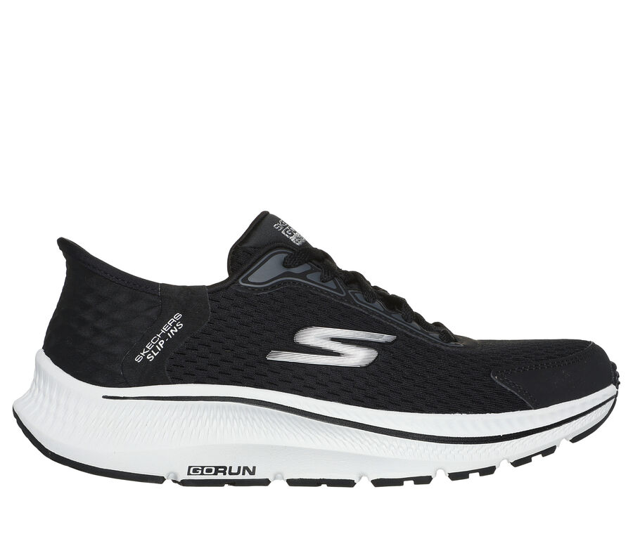 Skechers slip on shoes black clearance
