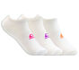 3 Pack No Show Stretch Socks, WHITE, large image number 0