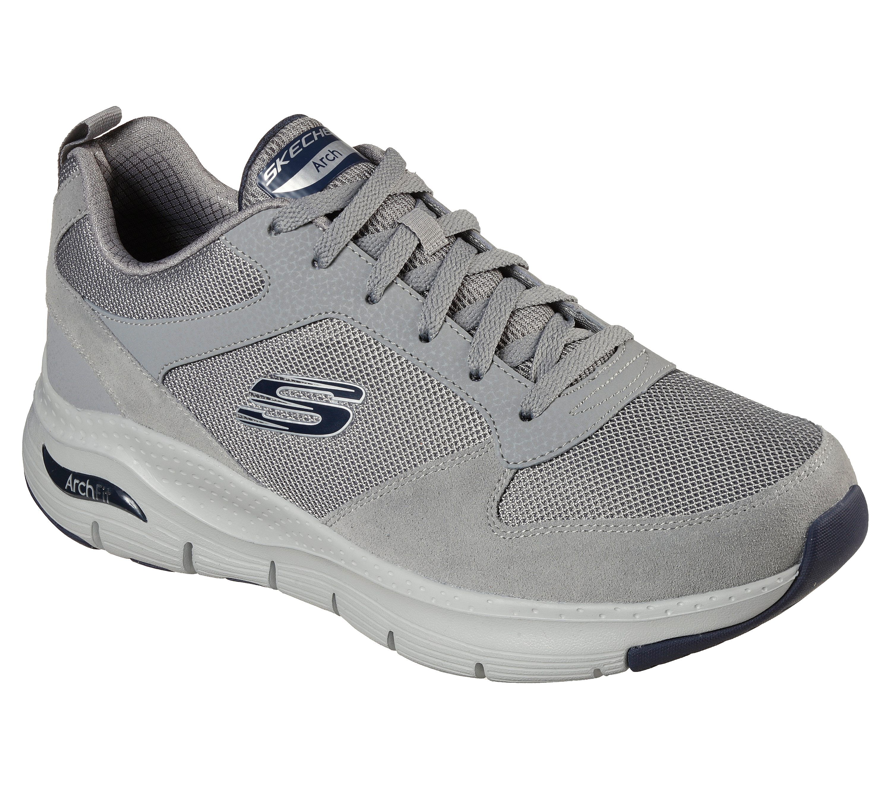 skechers shoes gray